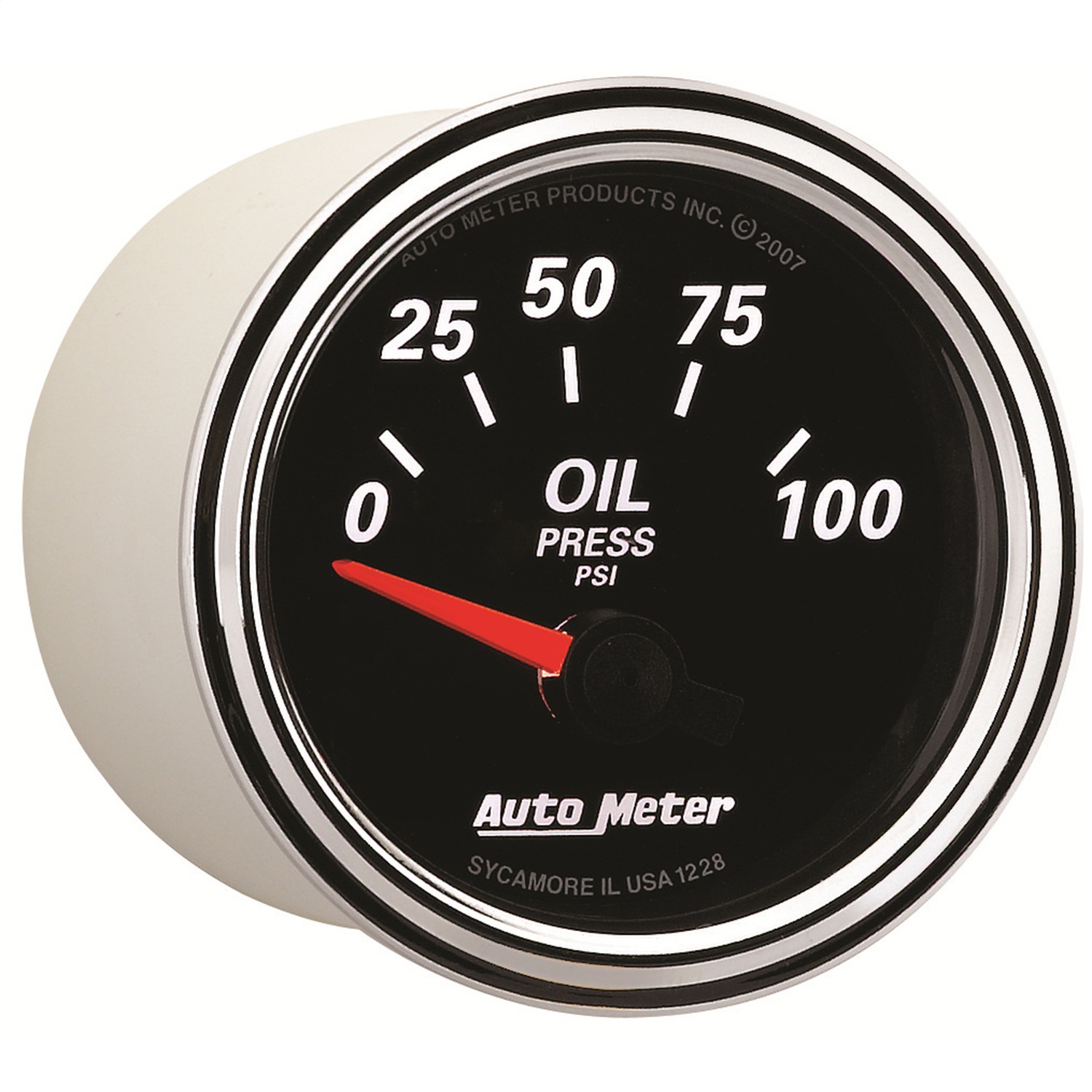AutoMeter 1228 Designer Black II Oil Pressure Gauge - Bild 3 von 9
