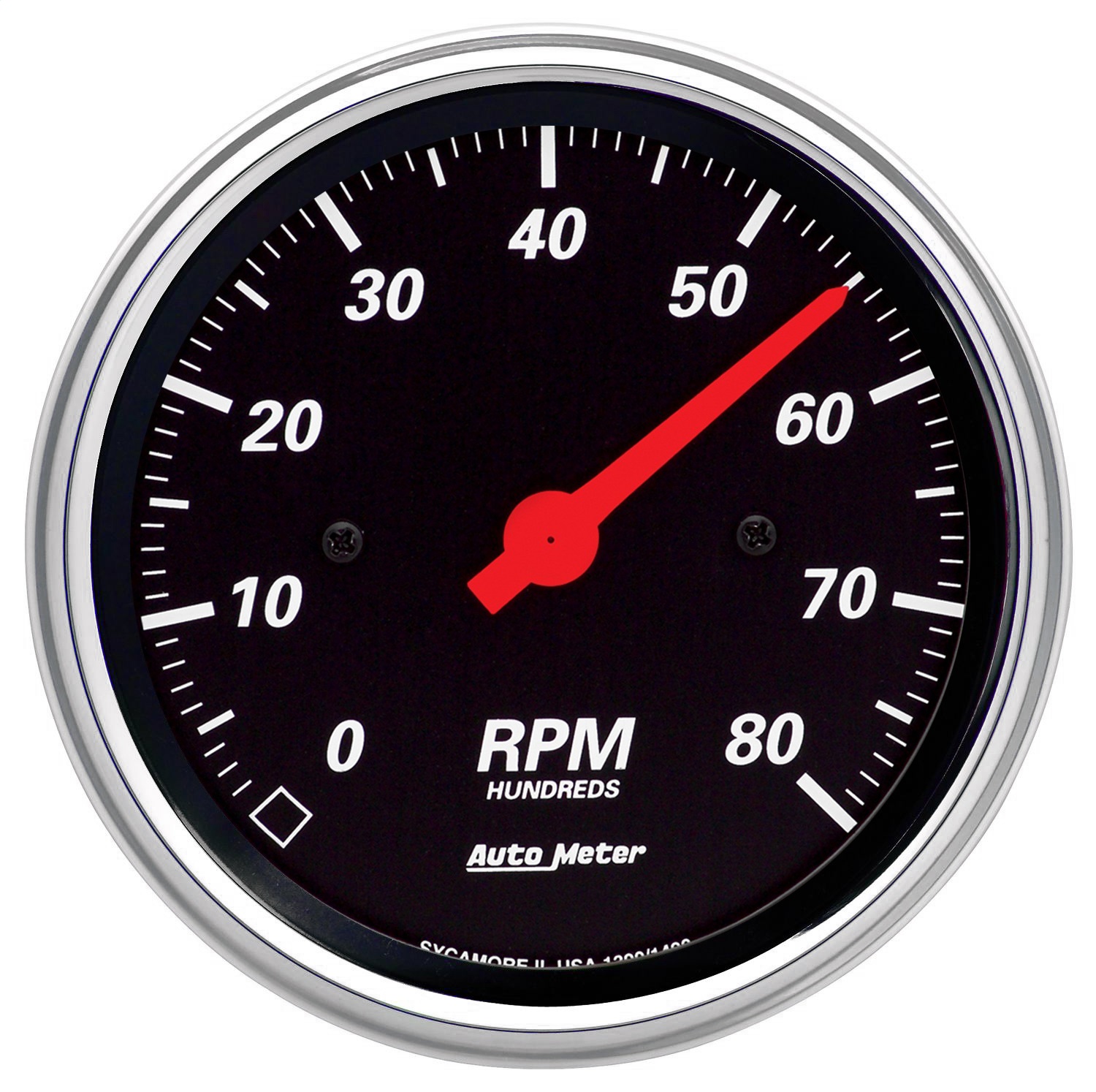 AutoMeter 1490 Designer Black In-Dash Electric Tachometer - Bild 1 von 6