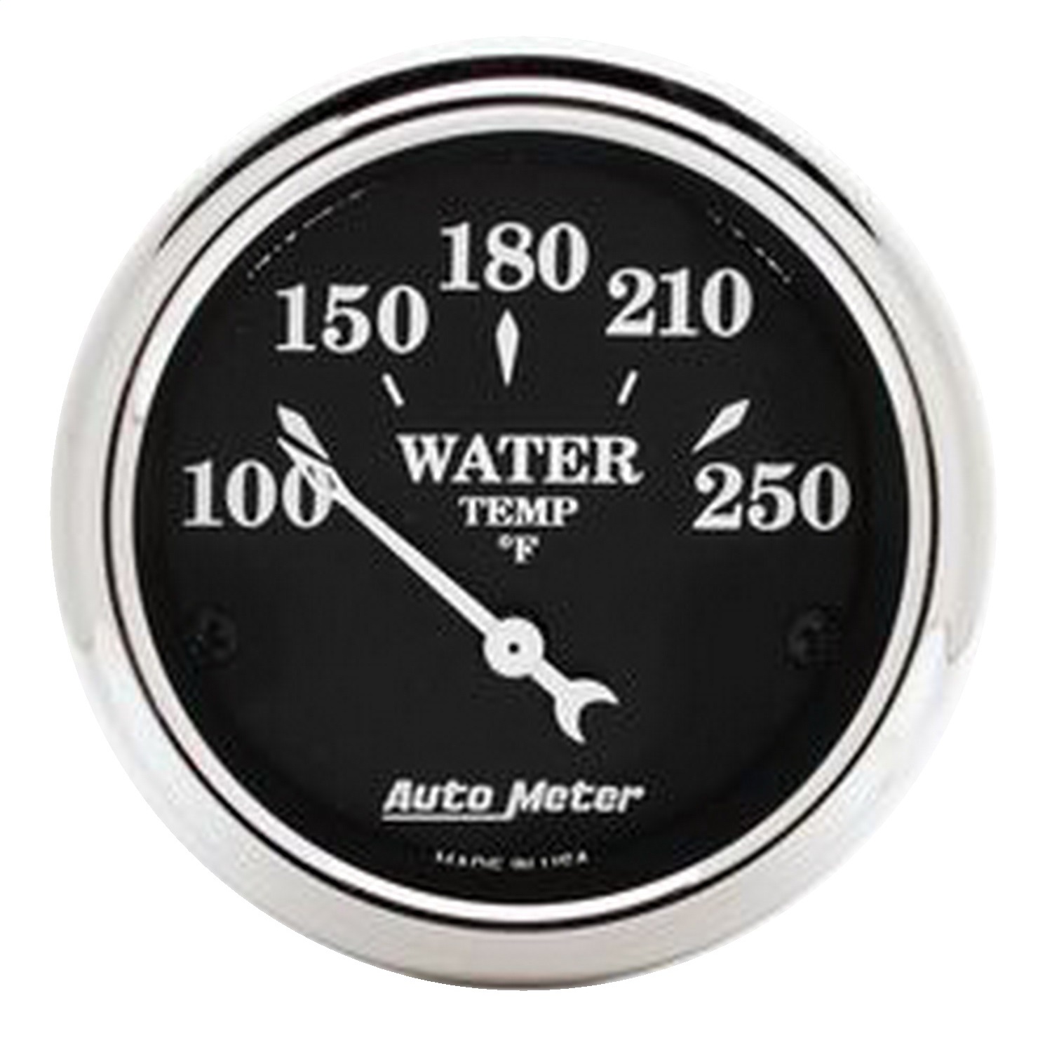 AutoMeter 1737 Old Tyme Black Water Temperature Gauge - Picture 1 of 6