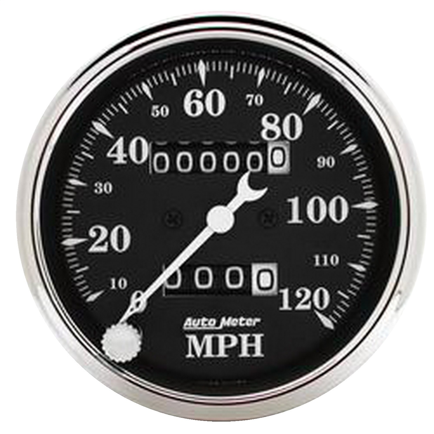 AutoMeter 1796 Old Tyme Black Mechanical Speedometer - Bild 1 von 6