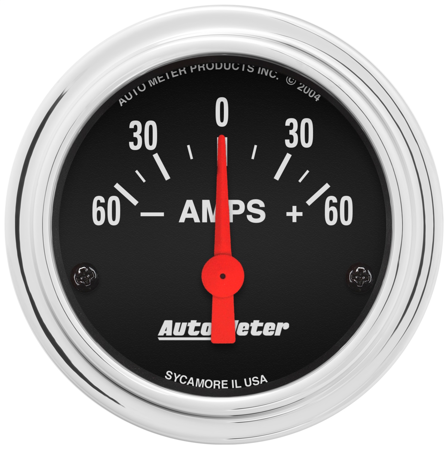 AutoMeter 2586 Traditional Chrome Electric Ampmeter Gauge