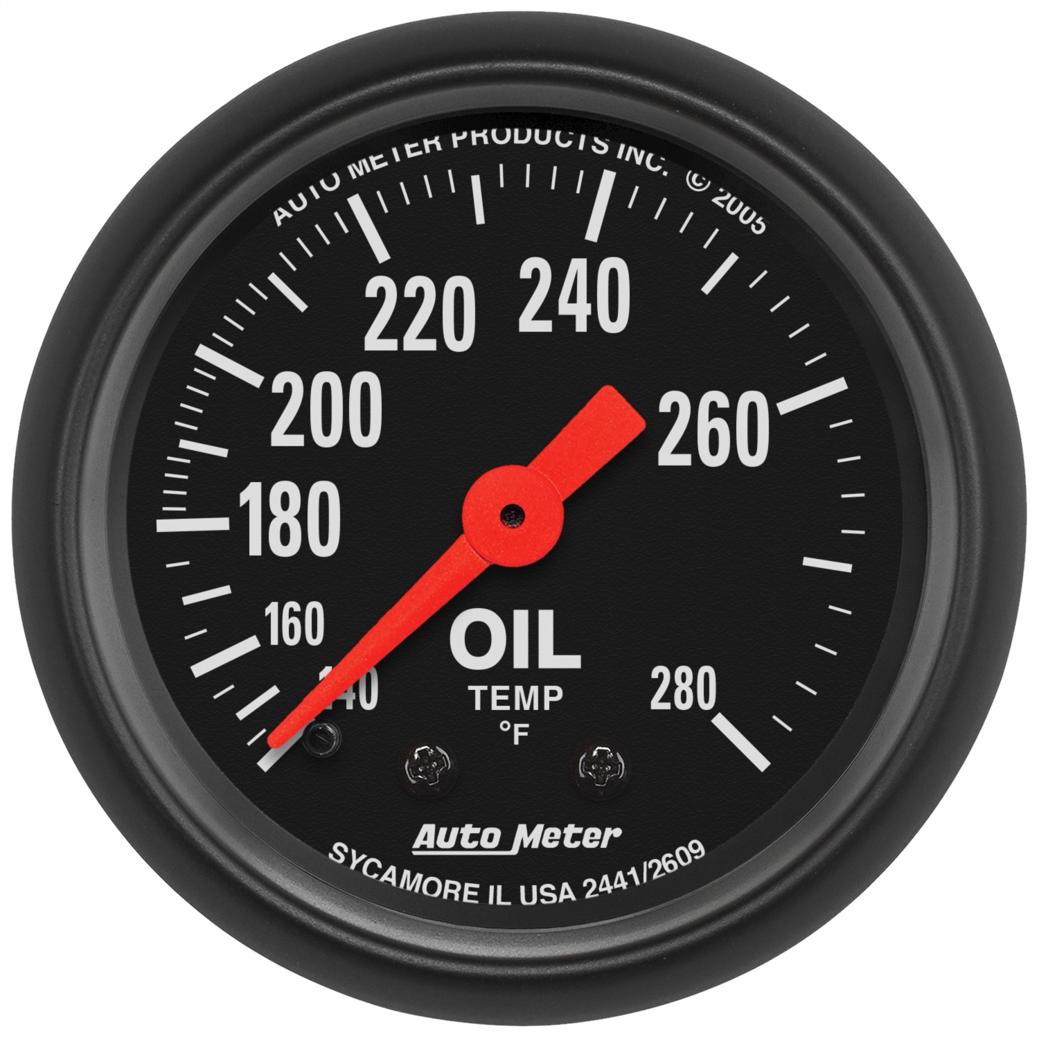 AutoMeter 2609 ZSeries Mechanical Oil Temperature Gauge eBay