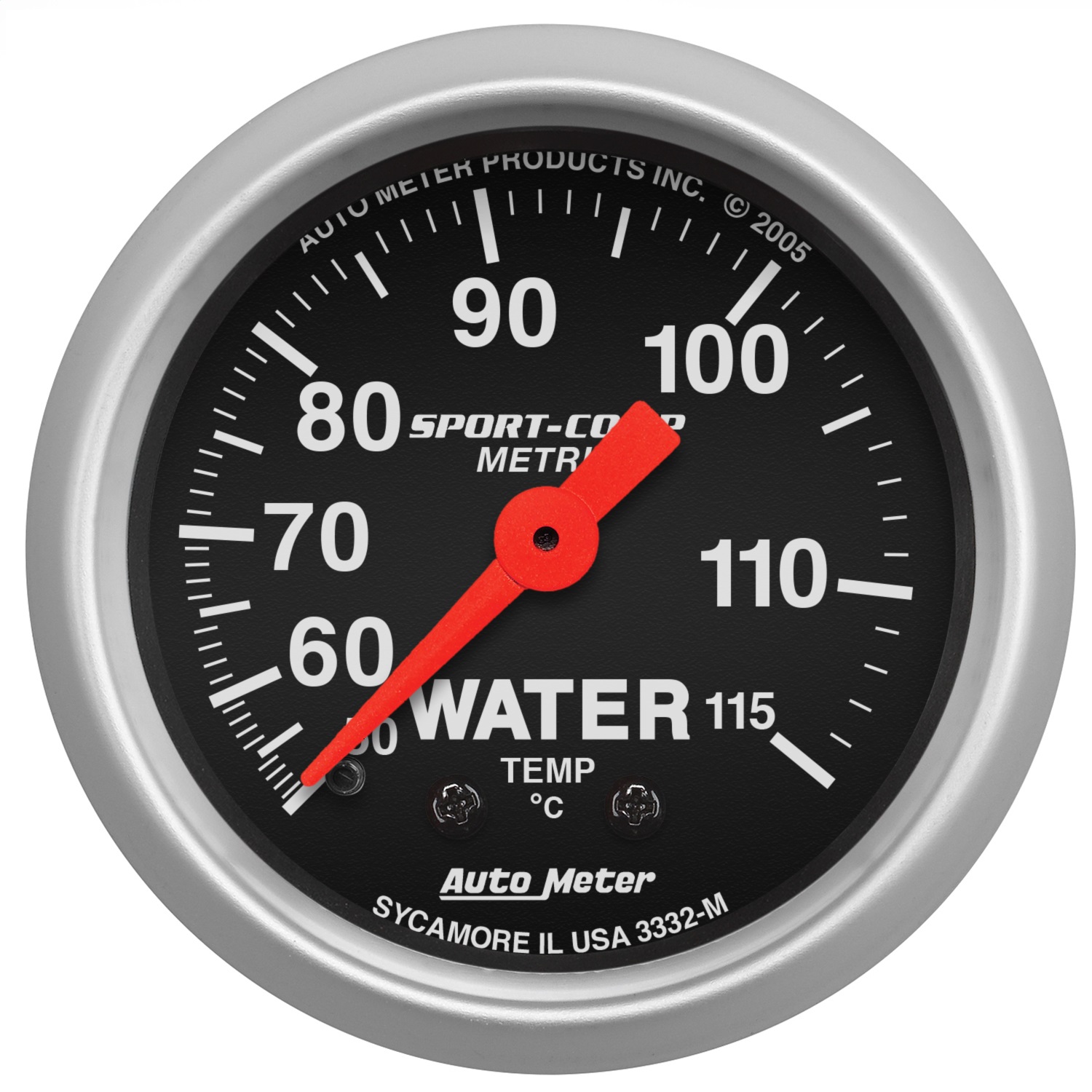 AutoMeter 3332M Mechanical Metric Water Temperature Gauge