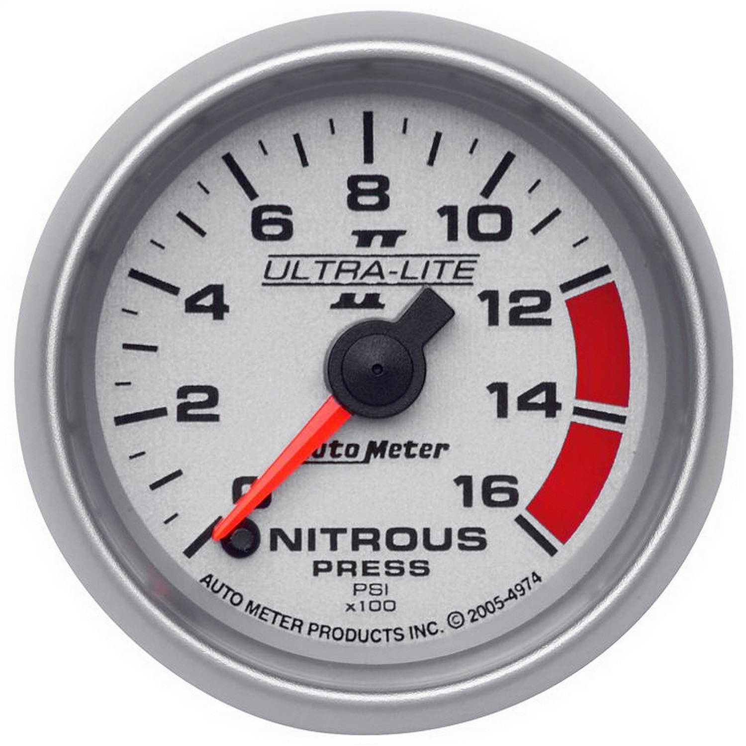 AutoMeter 4974 Ultra-Lite II Electric Nitrous Pressure Gauge