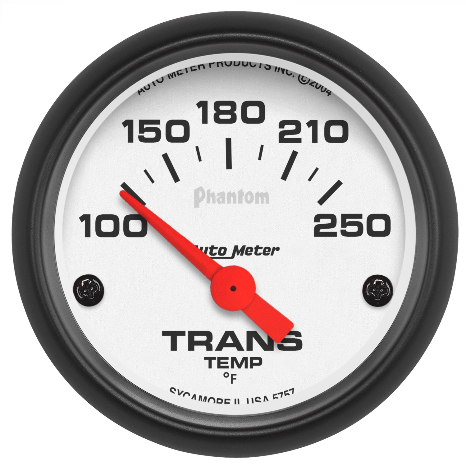 AutoMeter 5757 Gauge, Transmission Temp, 2 1/16", 100-250ºF, Electric, Phantom