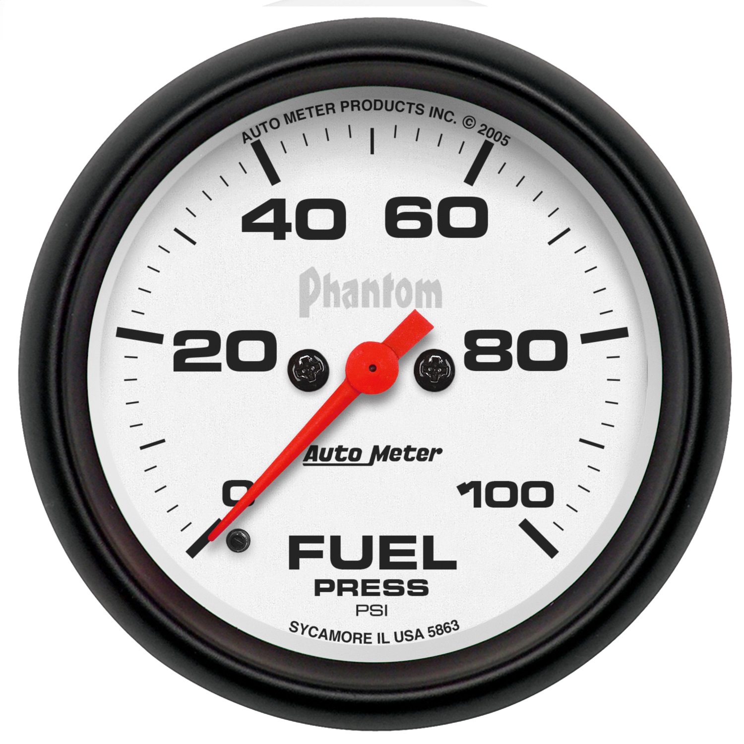 AutoMeter 5863 Phantom Electric Fuel Pressure Gauge
