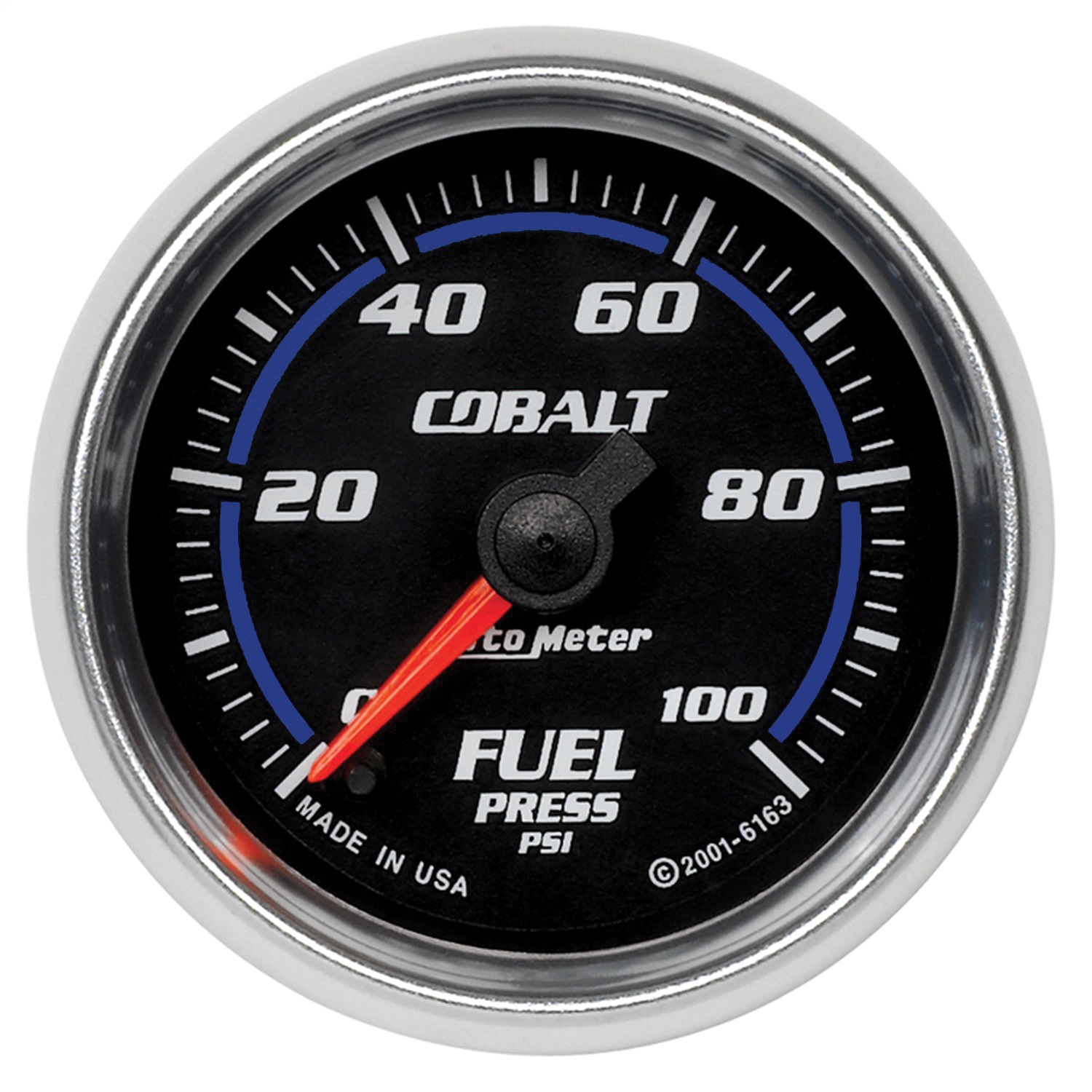 AutoMeter 6163 Gauge, Fuel Pressure, 2 1/16", 100psi, Digital Stepper Motor