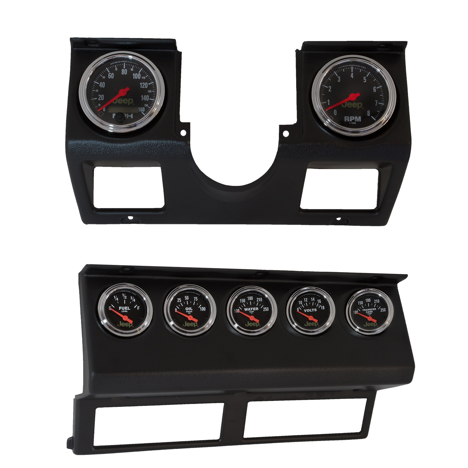 AutoMeter for 87-96 Jeep Wrangler YJ 7pc Direct-Fit Dash Gauge Kit