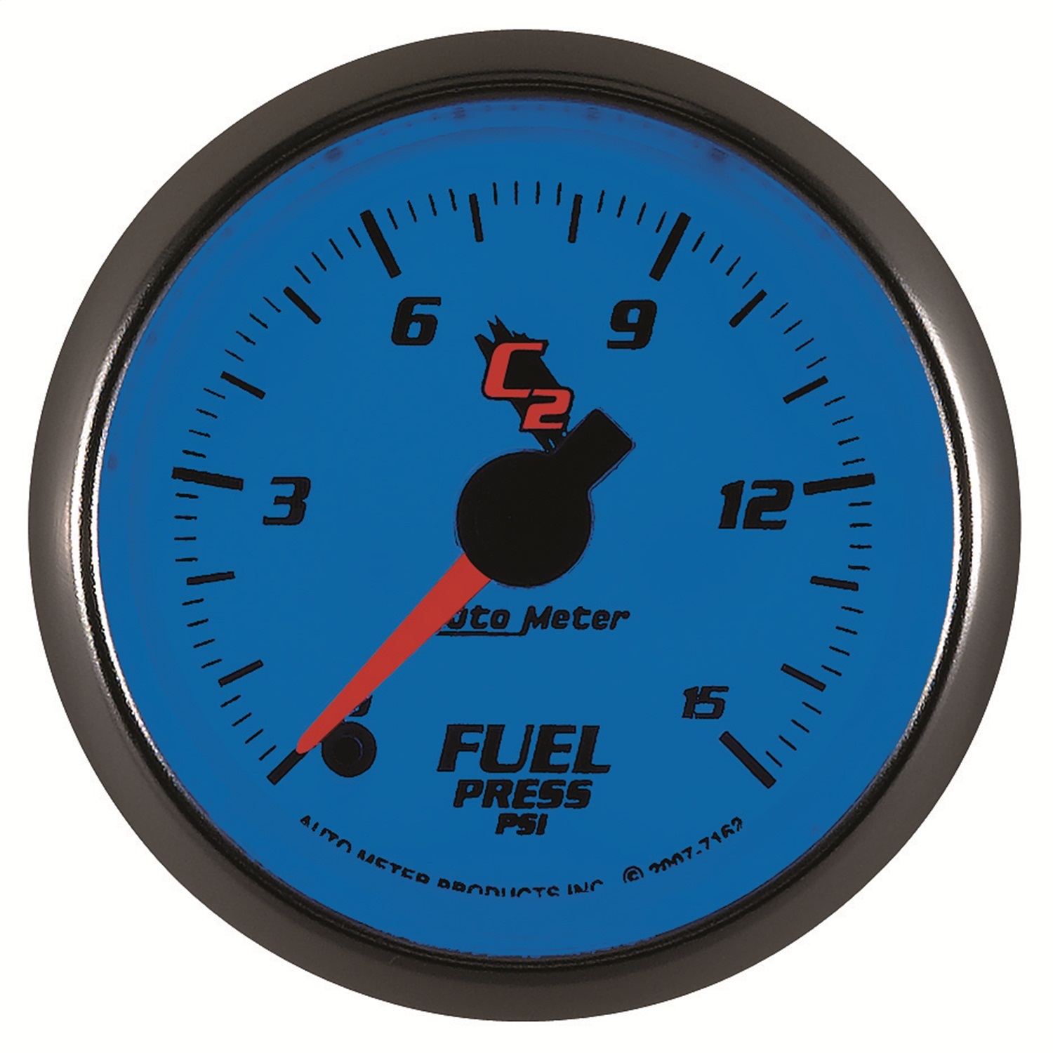Autometer 7162 C2 Electric Fuel Pressure Gauge 015 Ps W/ 1/8" Npt