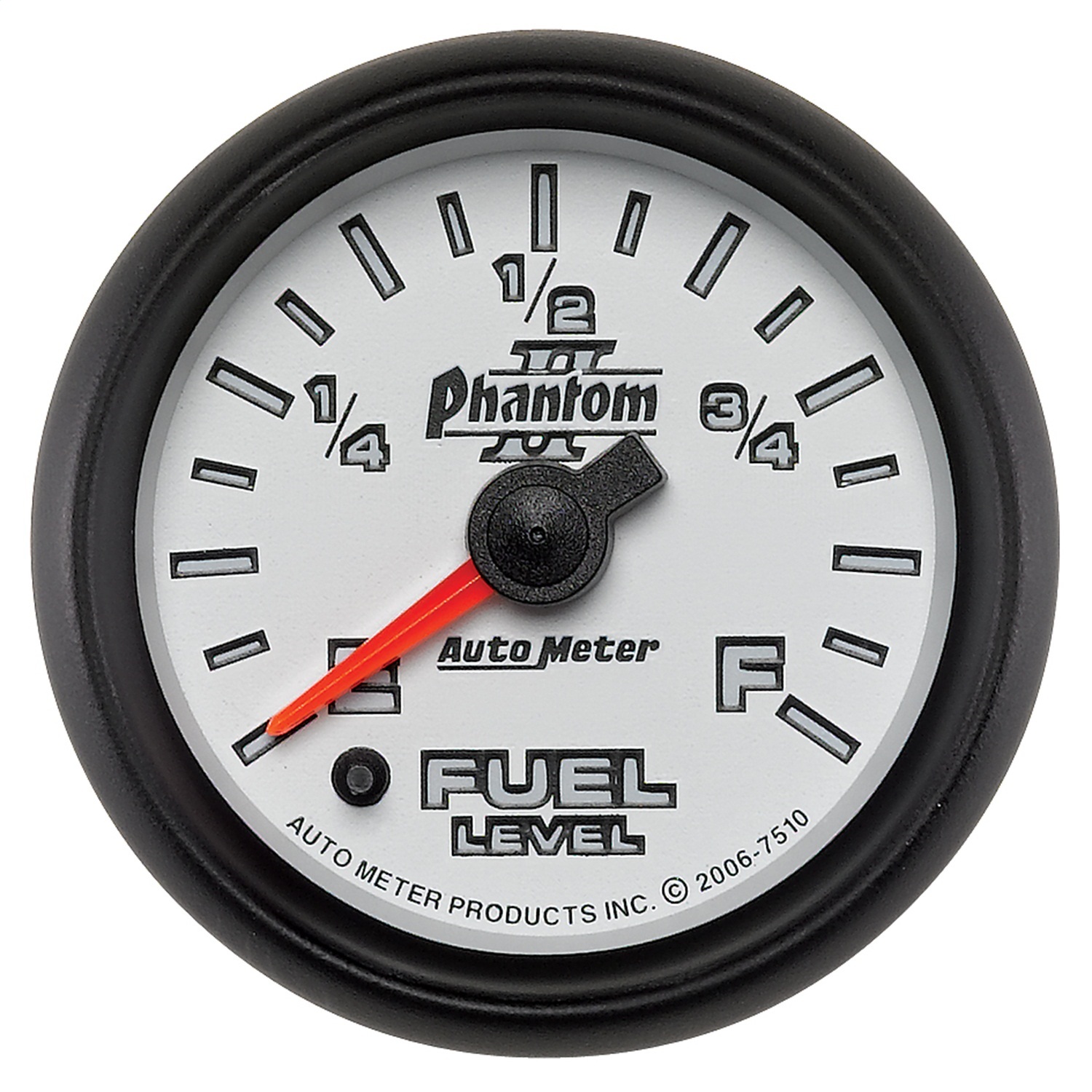 Auto Meter 4910 Ultra-Lite II 2-1//16 0-280 ohms Full Sweep Electric Fuel Level Programmable Empty Full Range Gauge