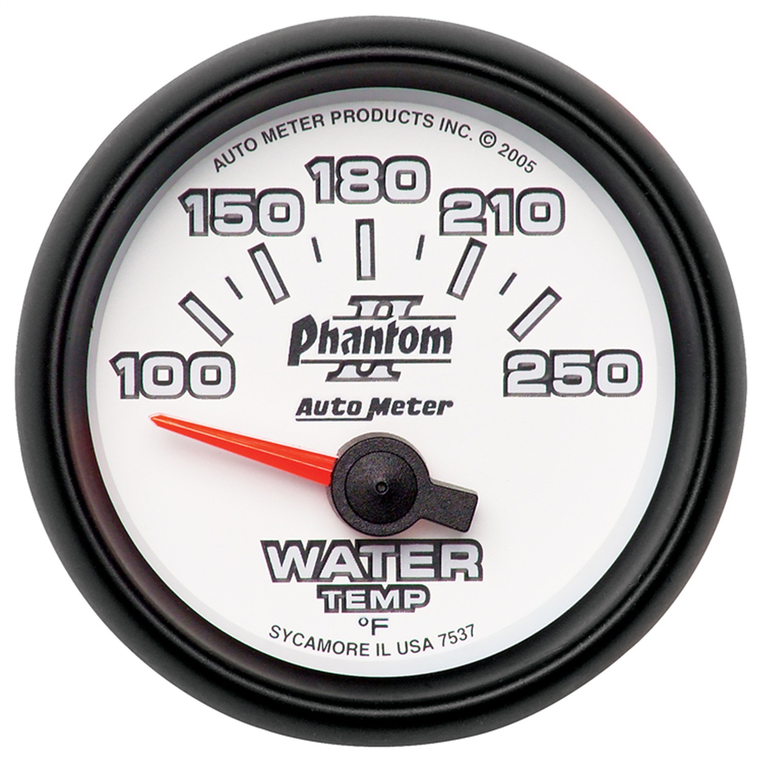 AutoMeter 7537 Phantom II Electric Water Temperature Gauge
