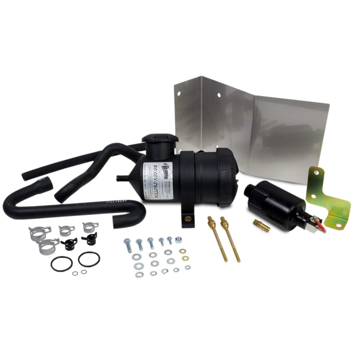 BD Diesel Crank Case Vent Filter Kit - 99-03 Fit Ford 7.3L Powerstroke