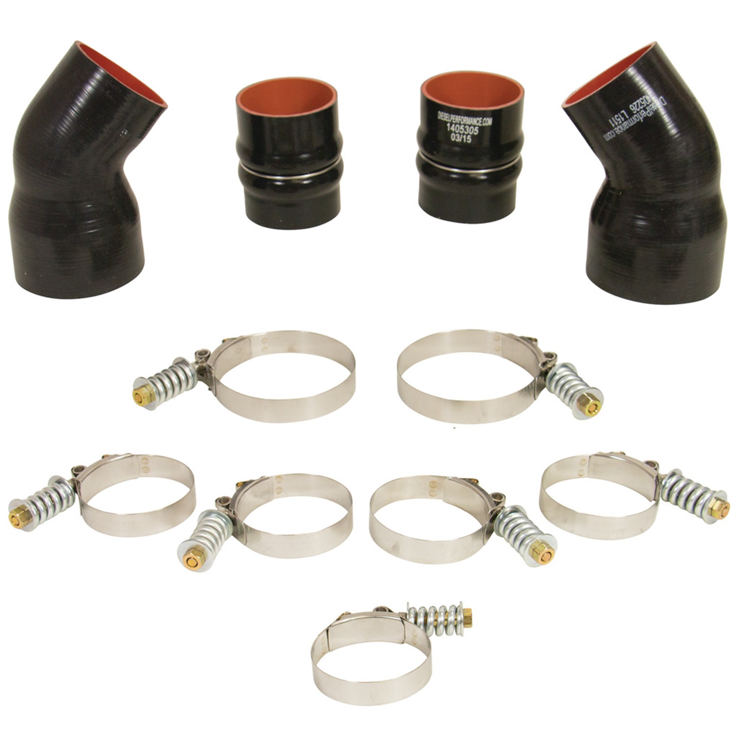 BD DIESEL Intercooler Hose/Clamp Kit Fits Dodge Ram Cummins Diesel 94-02 5.9L