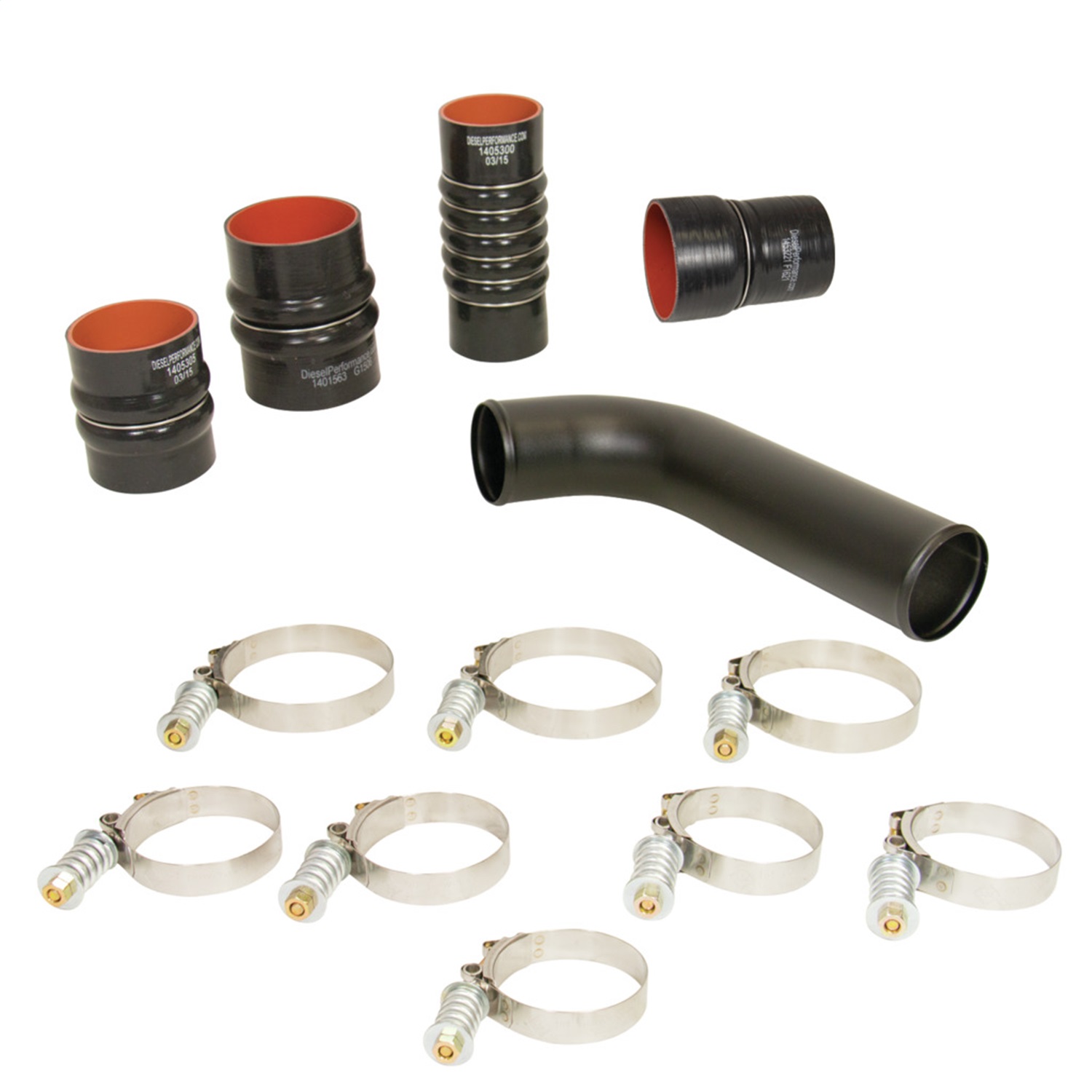 BD Diesel 1045216 Intercooler Hose And Clamp Kit