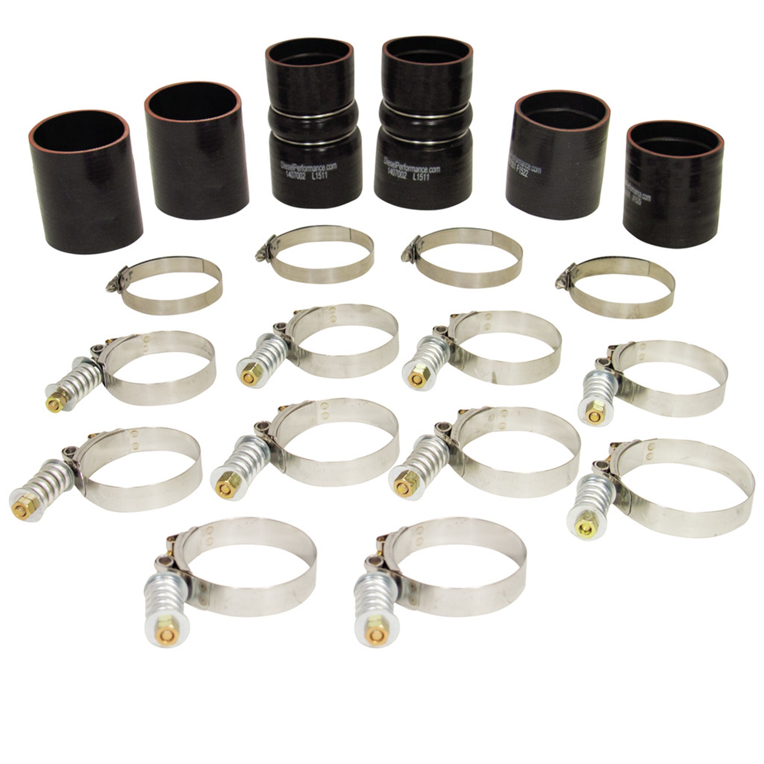 BD DIESEL Intercooler Hose & Clamp Kit - 1999-2003 Fit Ford 7.3L Powerstroke