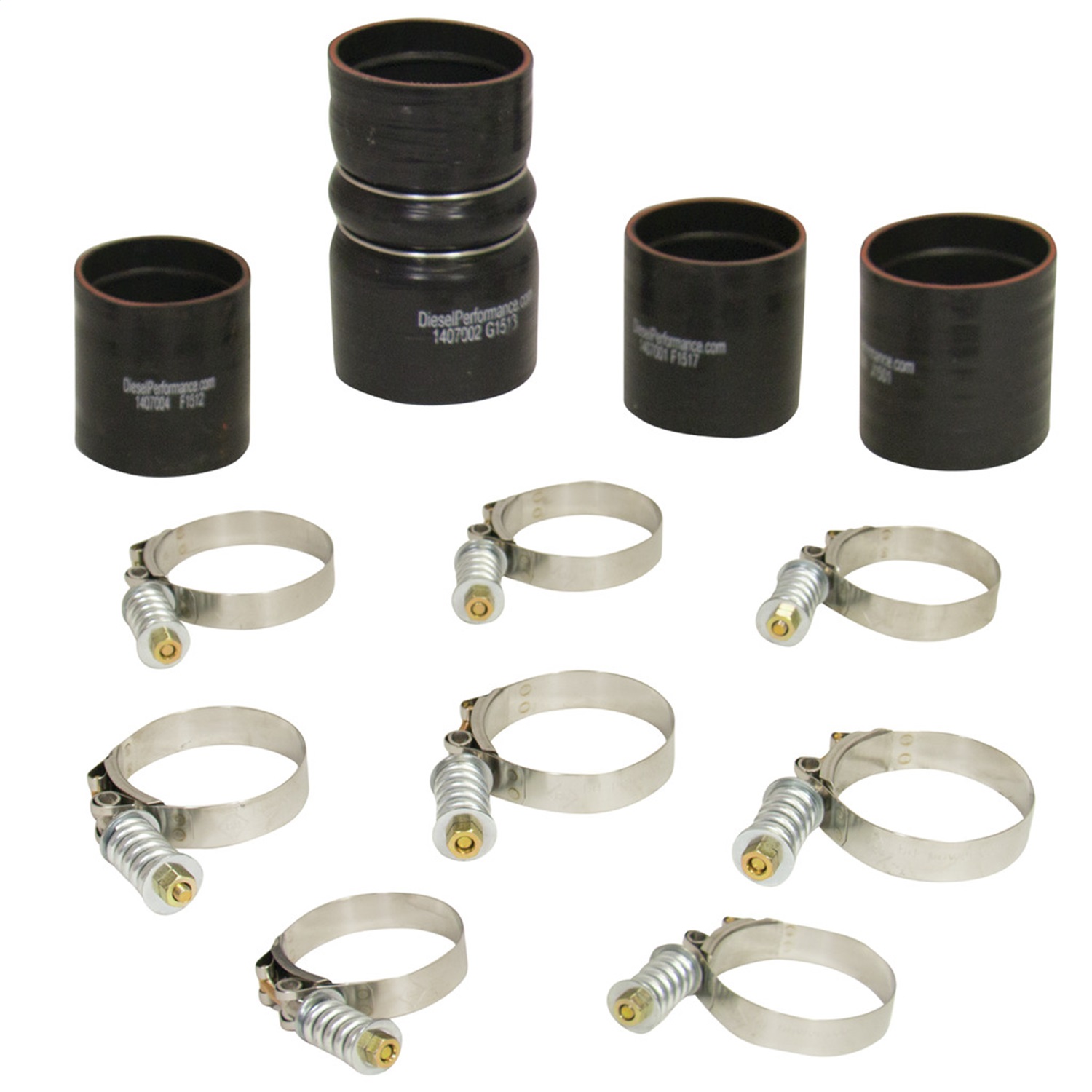 BD DIESEL Intercooler Boot and Clamp Kit 08 - 10 Fit Ford Diesel 6.4 PowerStroke
