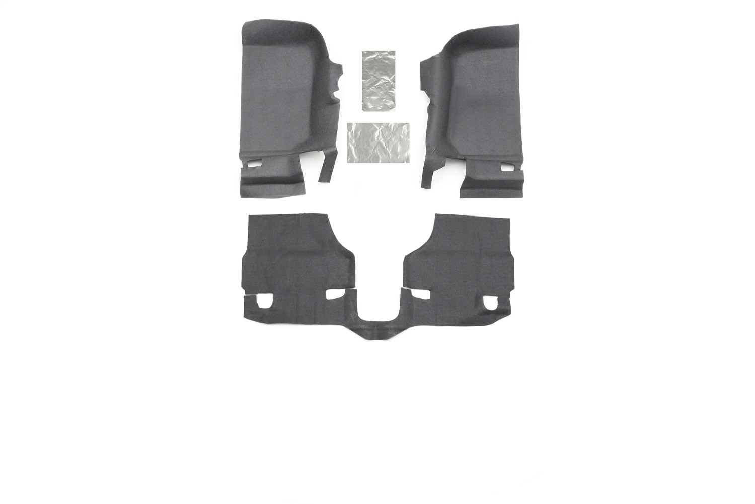 BedRug BTJK07F2 BedTred Floor Kit Fits 07-10 Wrangler (JK)
