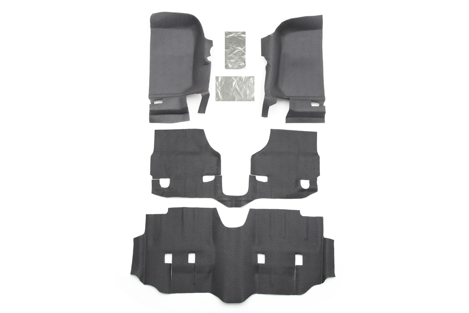 BedRug BTJK07F4 BedTred Floor Kit Fits 07-18 Wrangler (JK) Wrangler (JL)