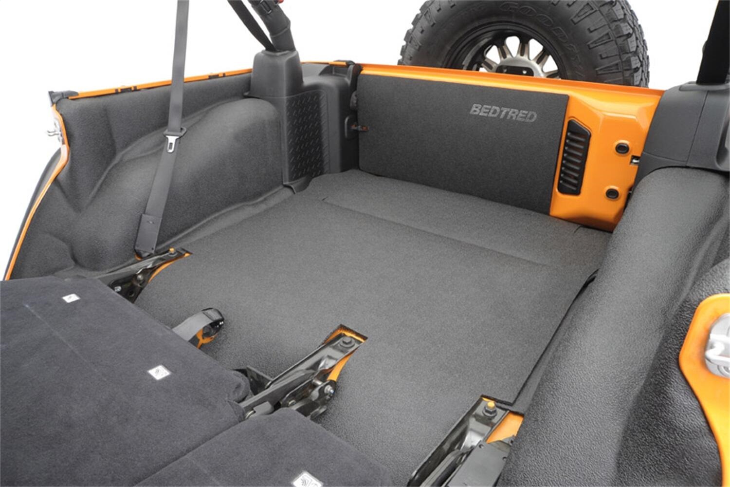 BedRug 4-Piece Rear Seat//Cargo Area Floor Liner 04-06 Jeep Wrangler Unlimited LJ