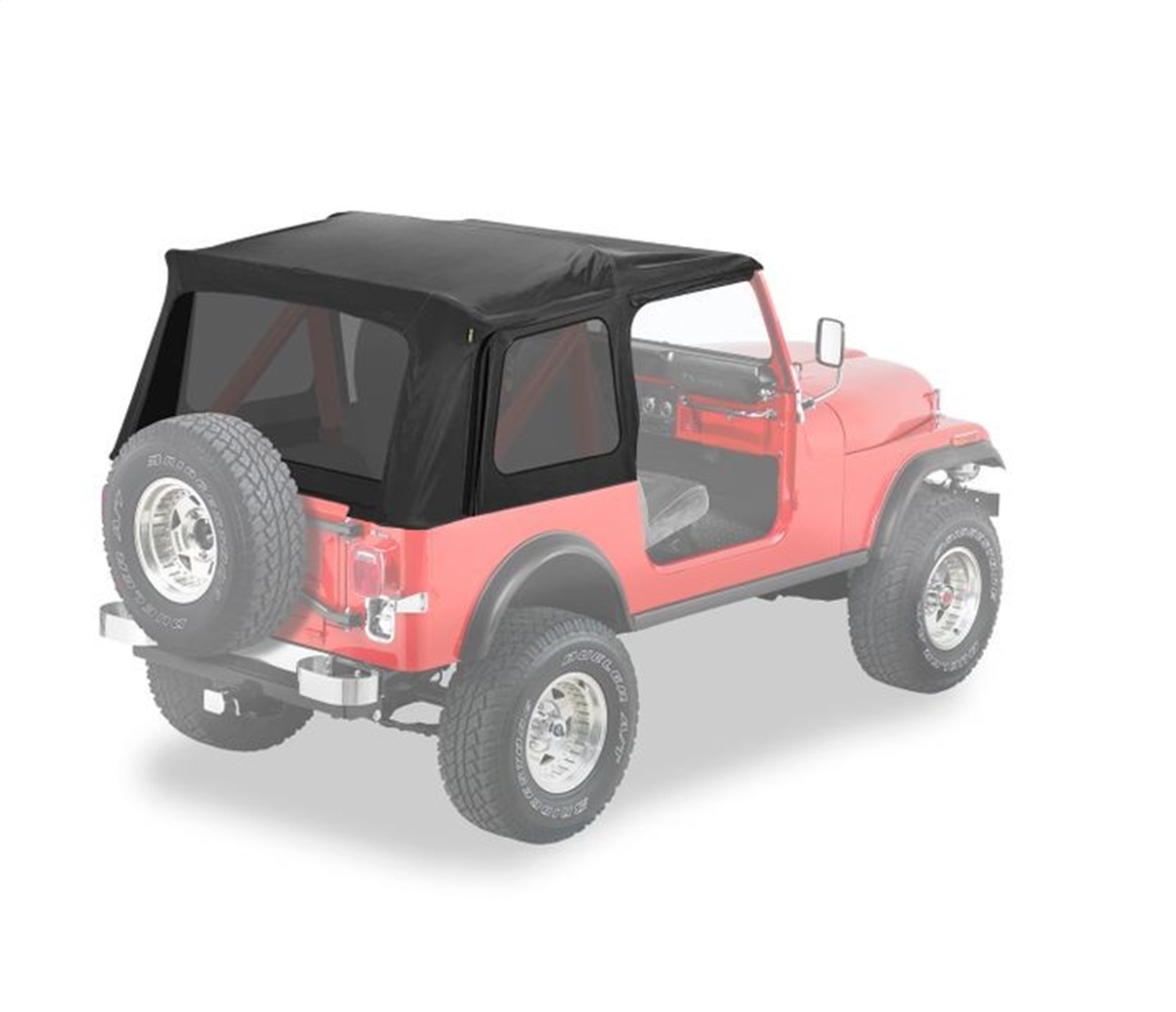 Auto Parts & Accessories Bestop Single Seat Slider 7695 Jeep CJ7