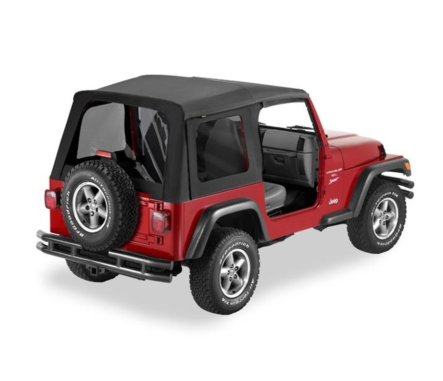 BESTOP PN 5562915 Supertop Soft Top Replacement Skin Fits Wrangler TJ