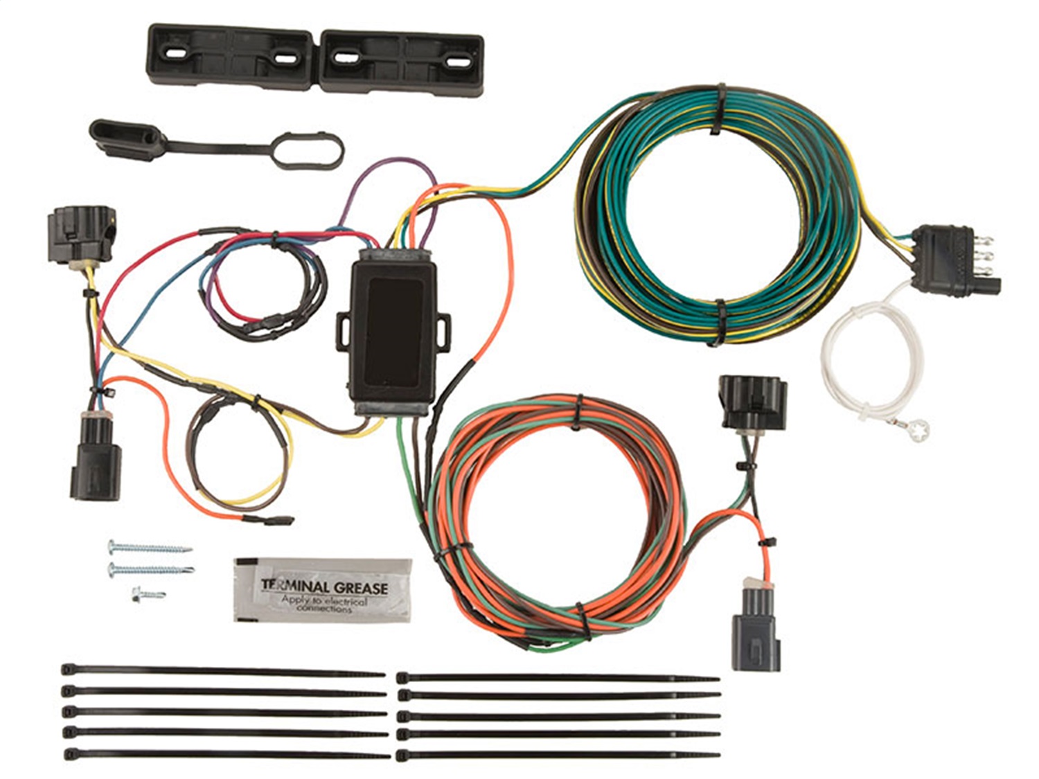 Blue Ox BX88313 EZ Light Wiring Harness Kit Fits Wrangler (LJ) Wrangler (TJ)