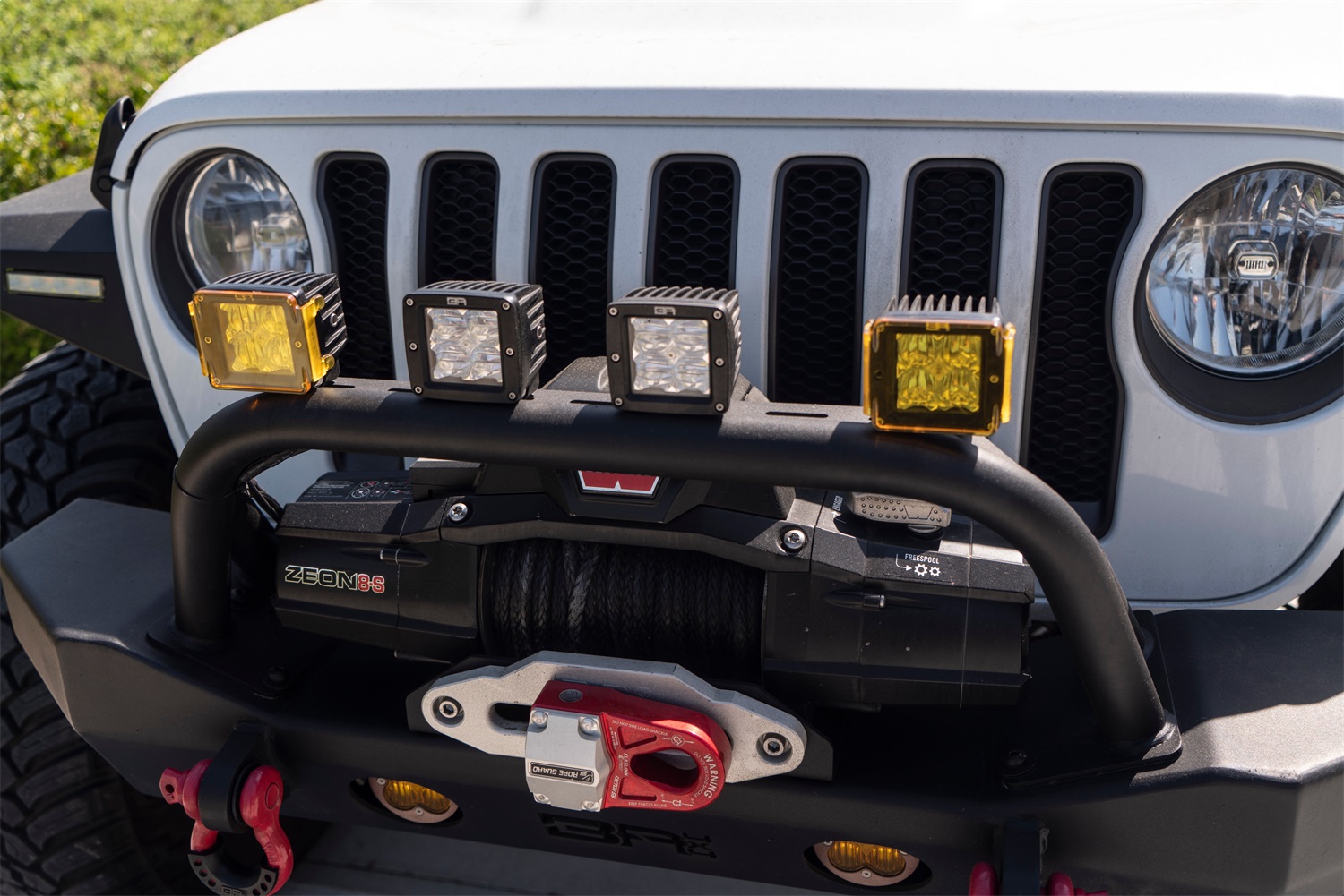 50' Light Bar Amber Covers 4