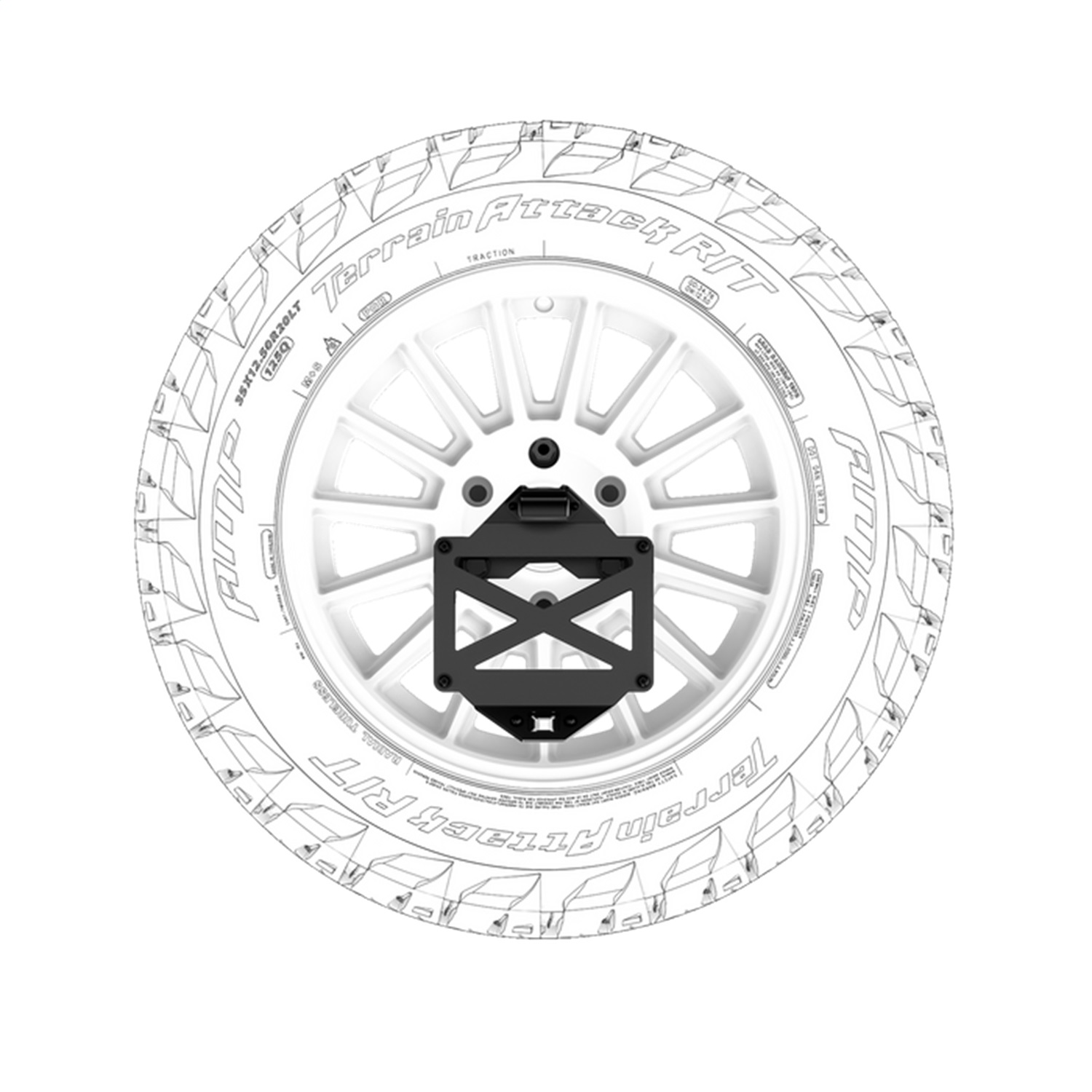 Pro Series II Tire Carrier 5