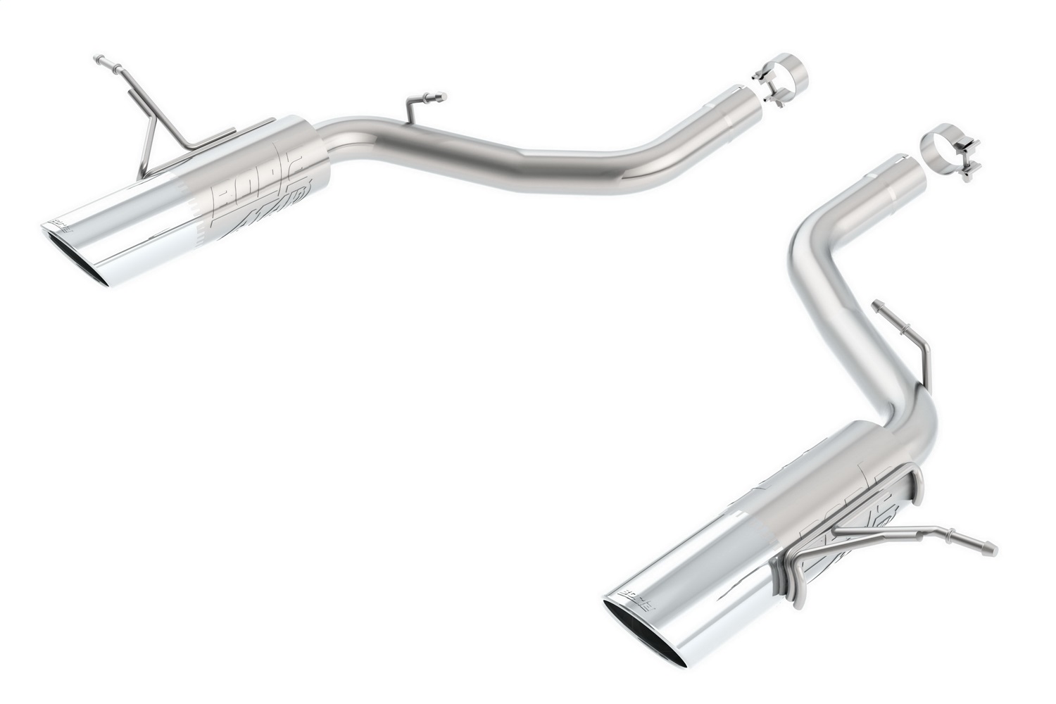 Borla 11827 - ATAK Stainless Steel Dual Rear Section Exhaust System