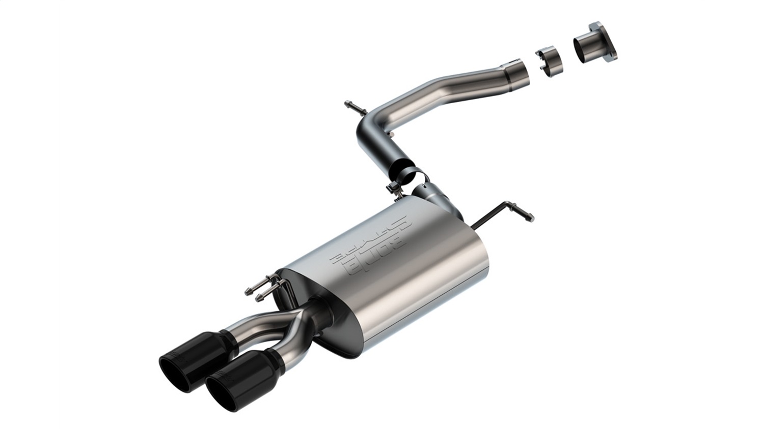 Borla 11980BC S-Type Axle-Back Exhaust System Fits 20-23 Palisade Telluride