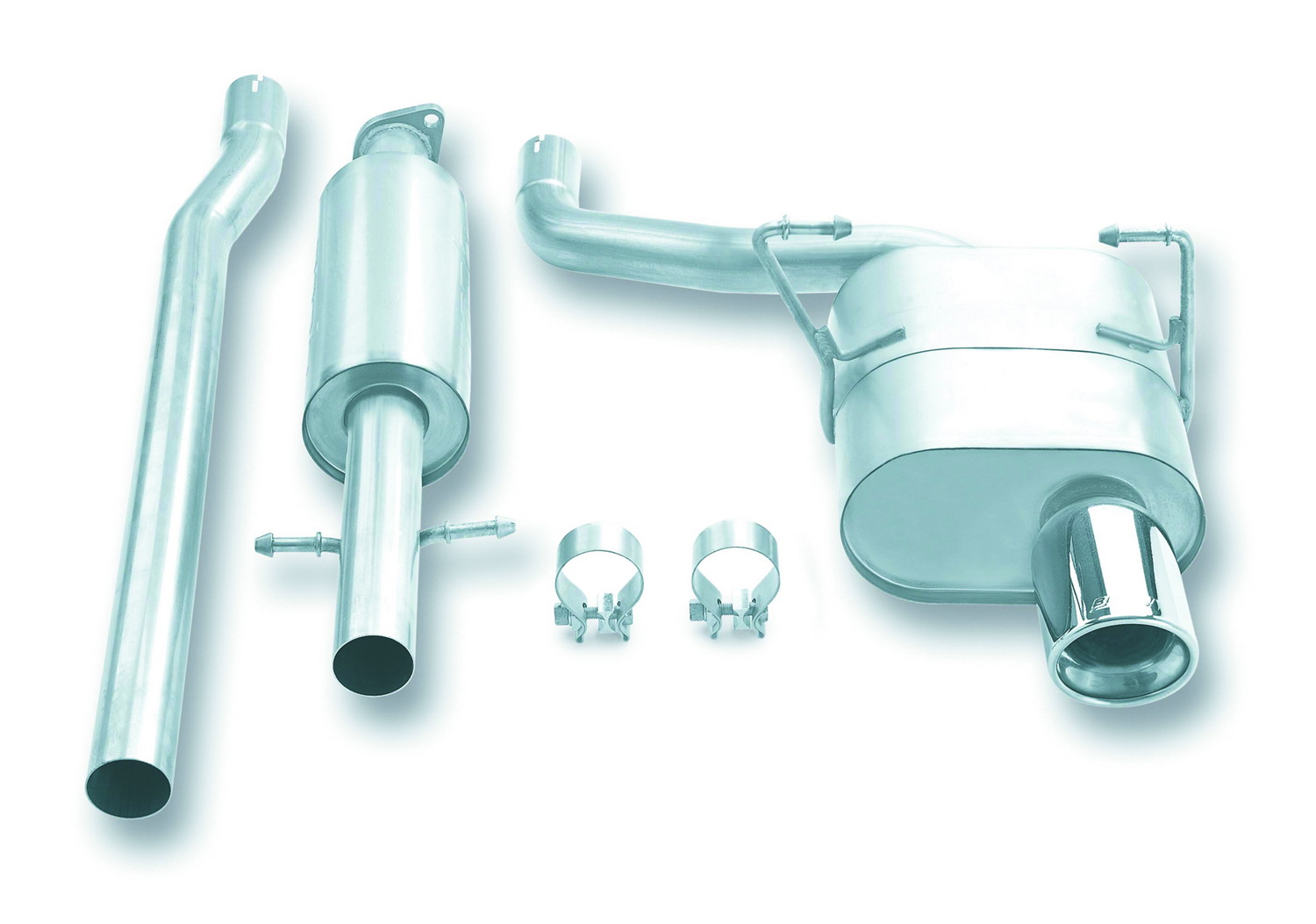 Borla 140030 - Touring Stainless Steel Single Cat-Back Exhaust System