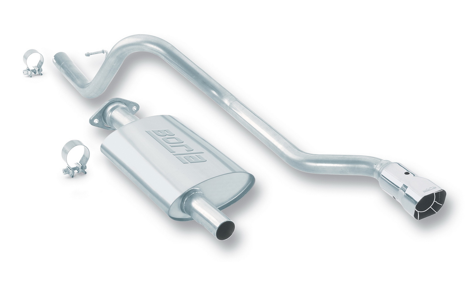 Borla 140071 - Touring Stainless Steel Single Cat-Back Exhaust System