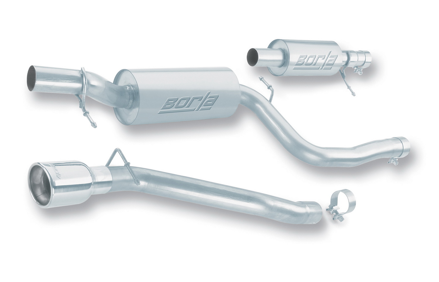 Borla 140121 - S-Type Stainless Steel Single Cat-Back Exhaust System