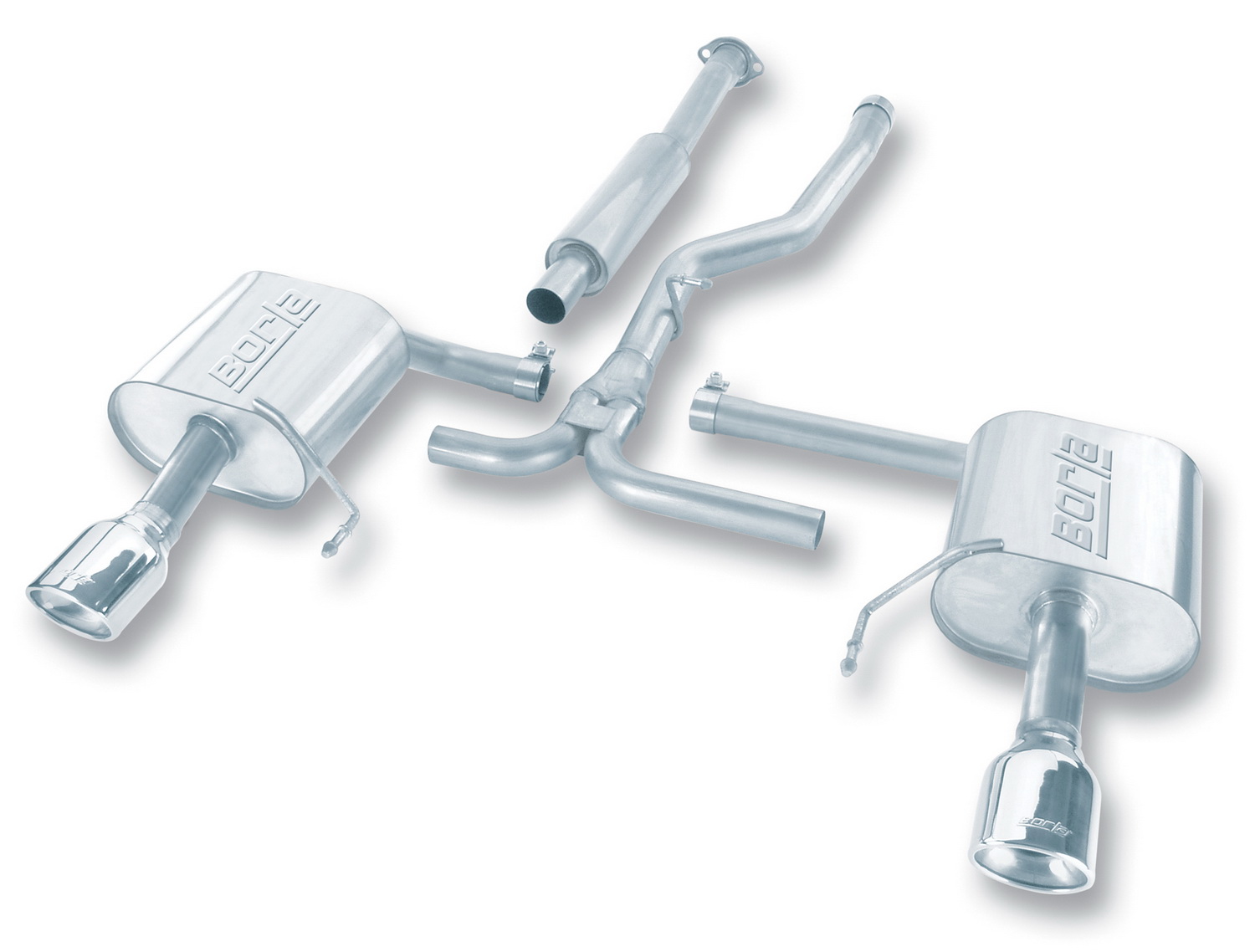 Borla 140123 - S-Type Stainless Steel Single Cat-Back Exhaust System