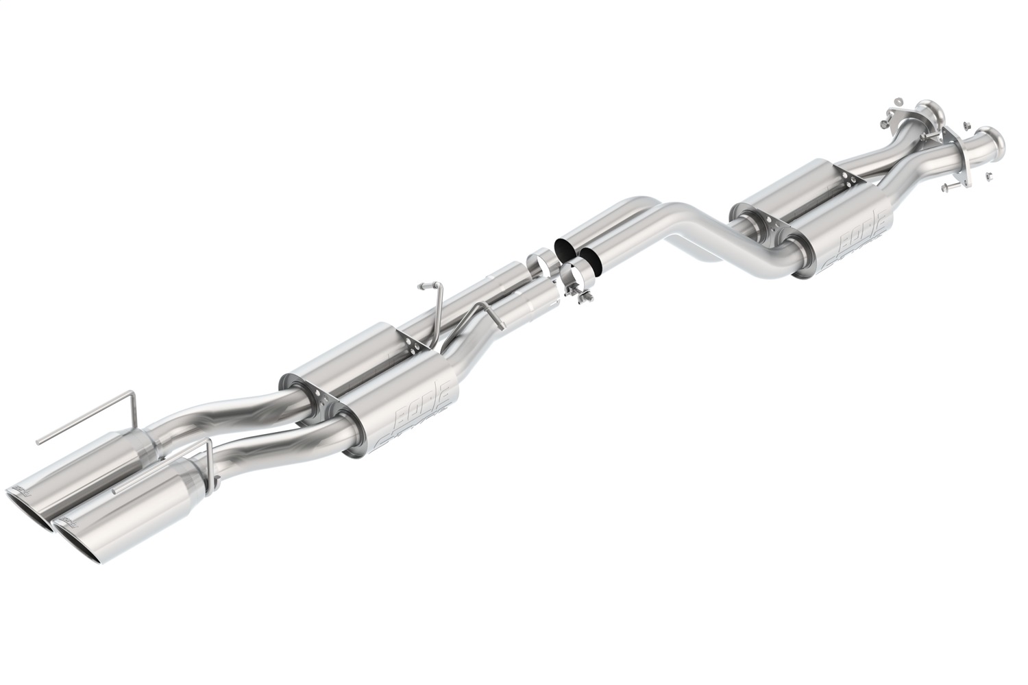 Borla 140245 - S-Type Stainless Steel Dual Cat-Back Exhaust System