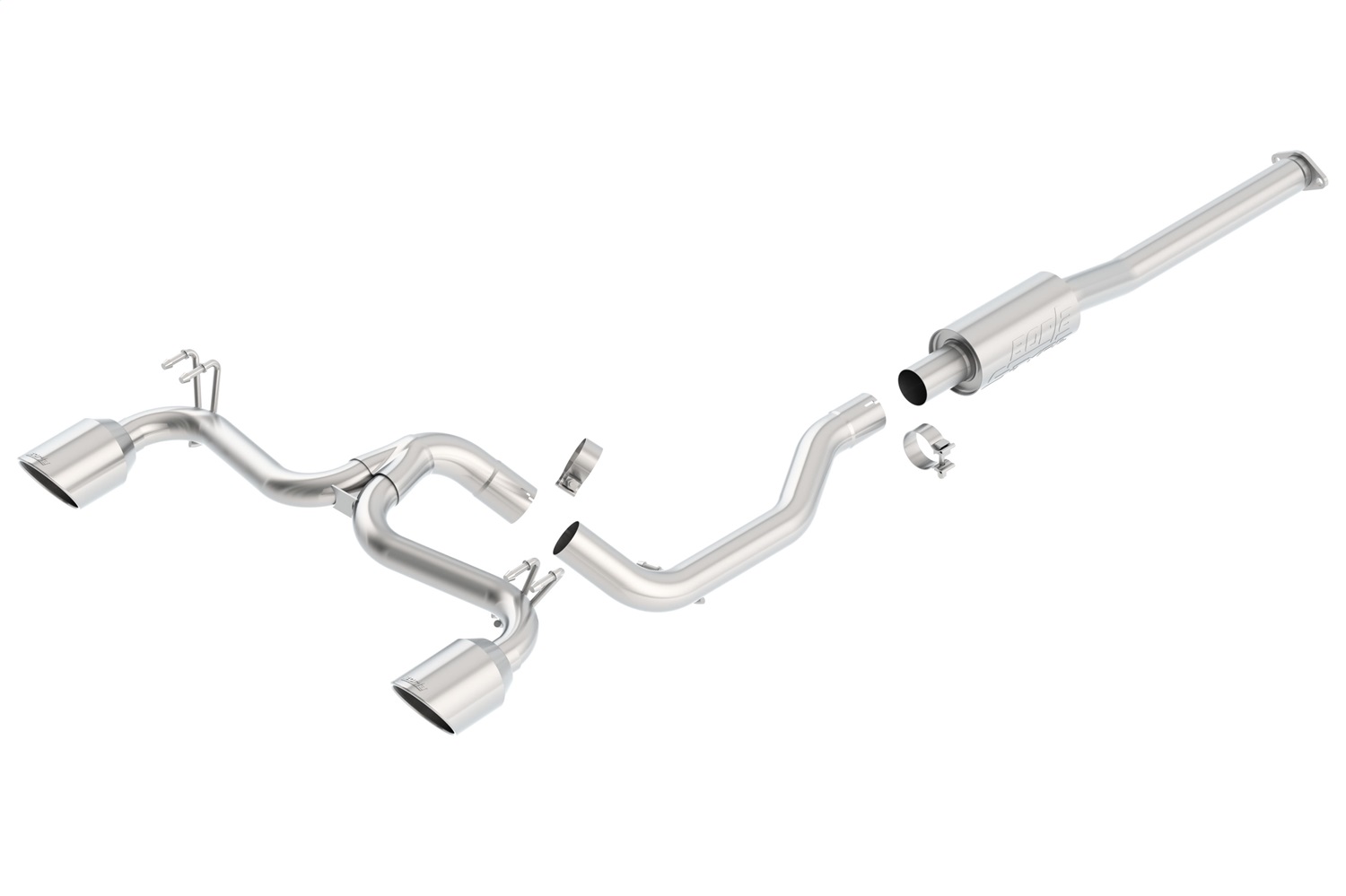 Borla 140285 - S-Type Stainless Steel Single Cat-Back Exhaust System