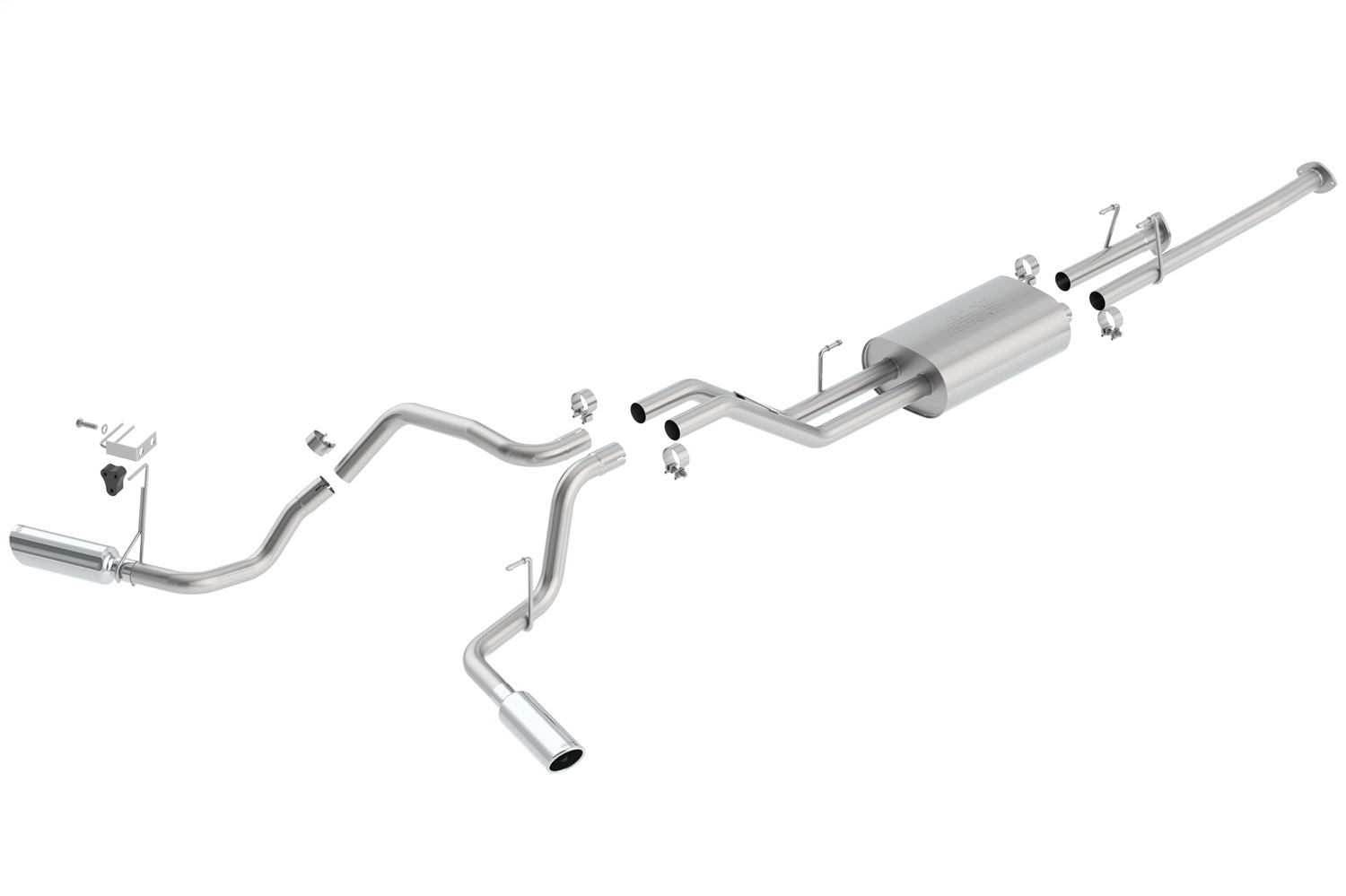 Borla 140332 - S-Type Stainless Steel Dual Cat-Back Exhaust System