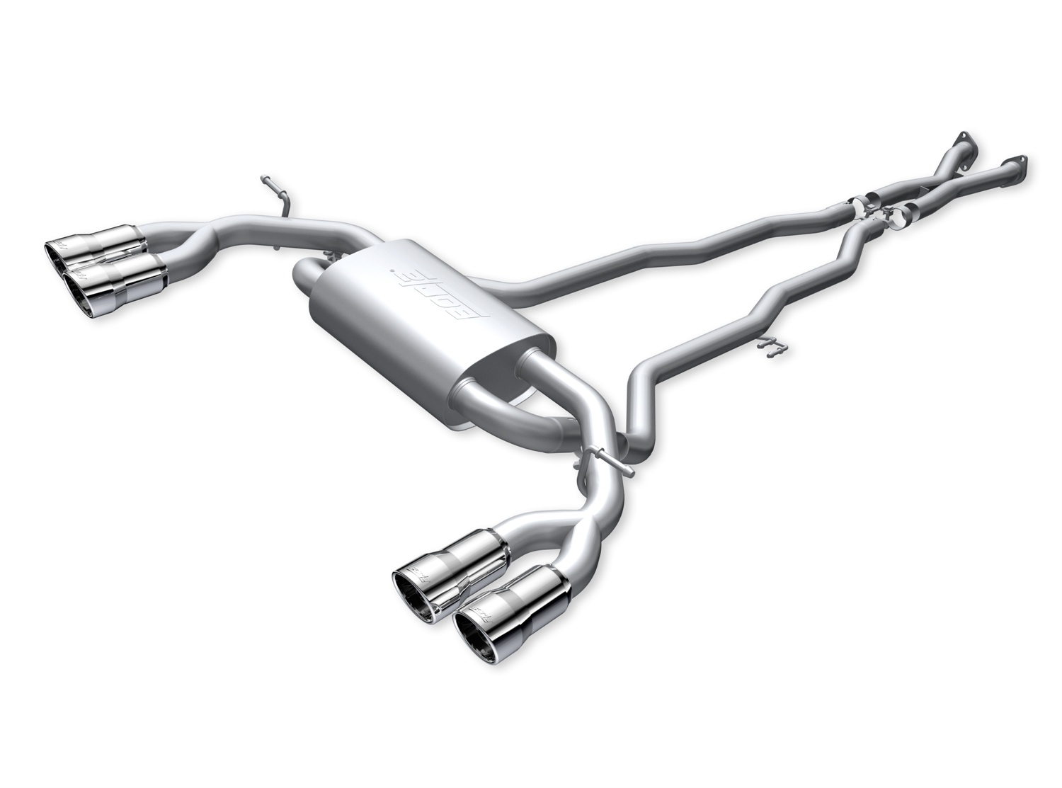 Borla 140345 S-Type Cat-Back Exhaust System Fits 10-16 Genesis Coupe