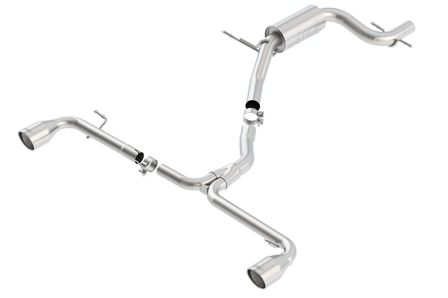 Borla 140347 - S-Type Stainless Steel Single Cat-Back Exhaust System