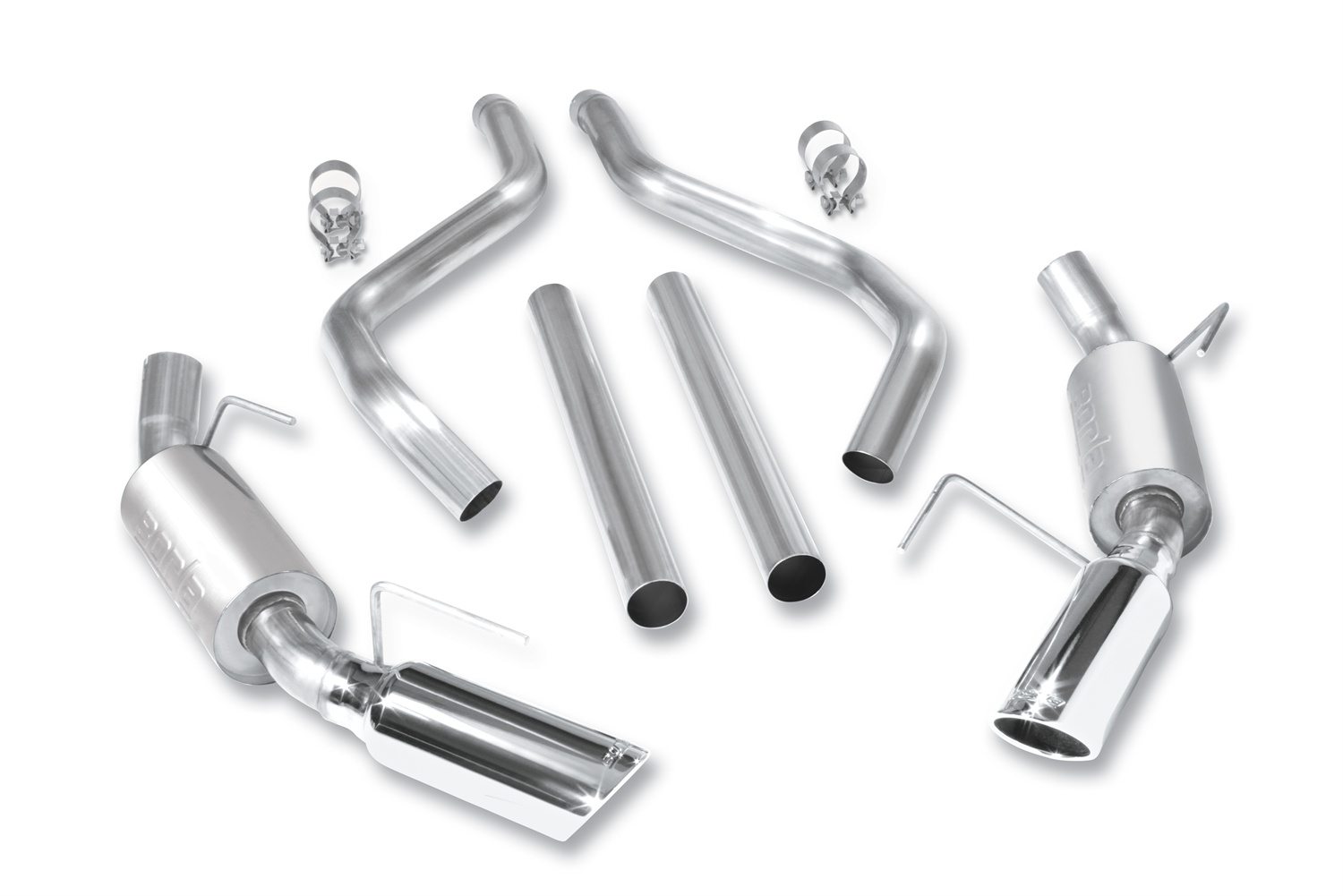 Borla 140382 - ATAK Stainless Steel Dual Cat-Back Exhaust System