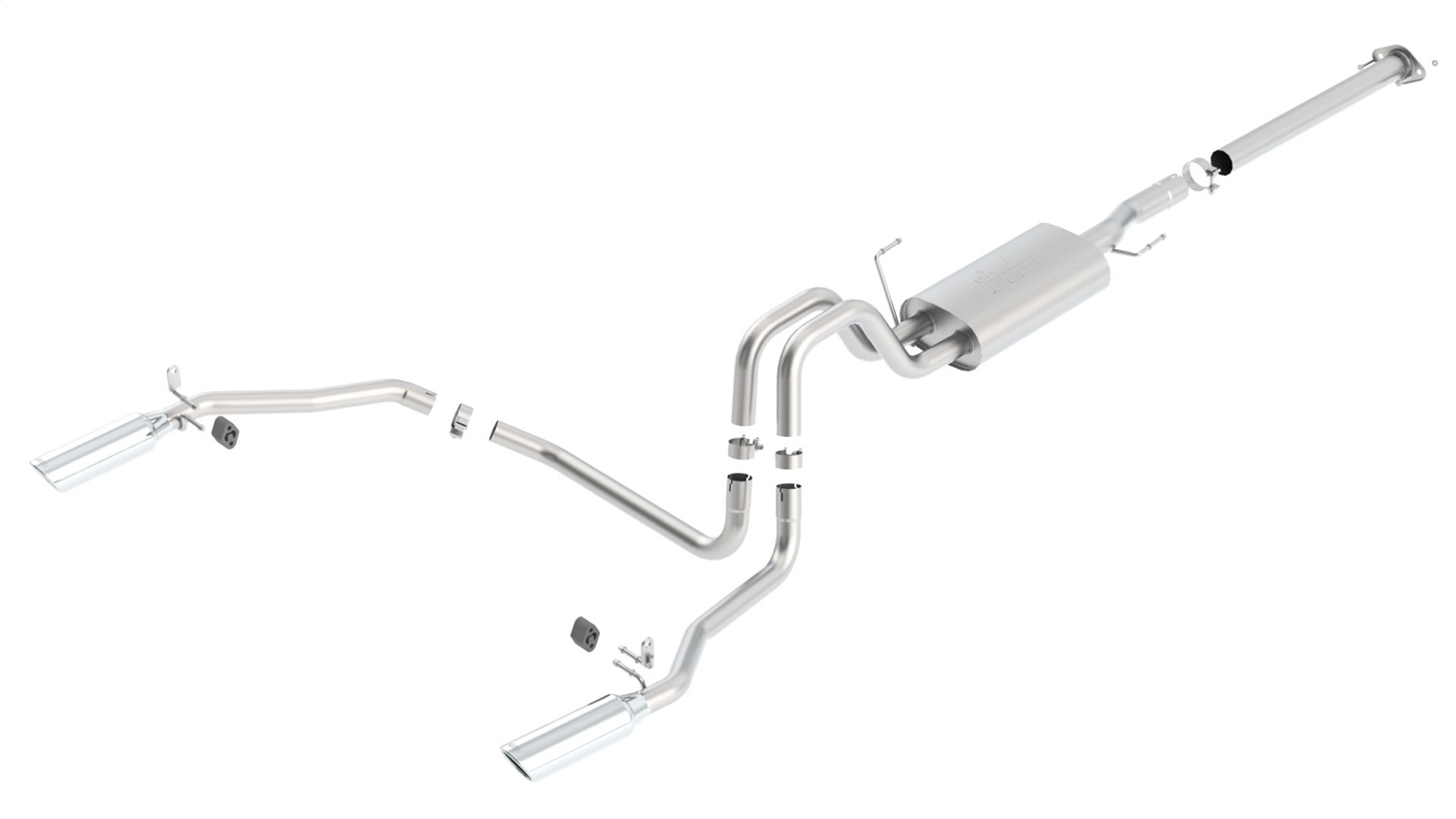 Borla 140417 - ATAK Stainless Steel Dual Cat-Back Exhaust System