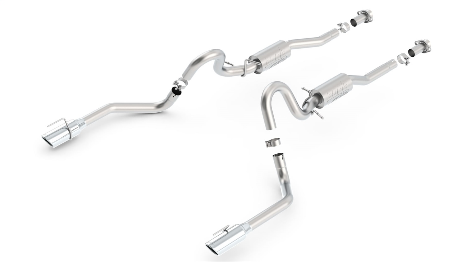 Borla 140458 - ATAK Stainless Steel Dual Cat-Back Exhaust System