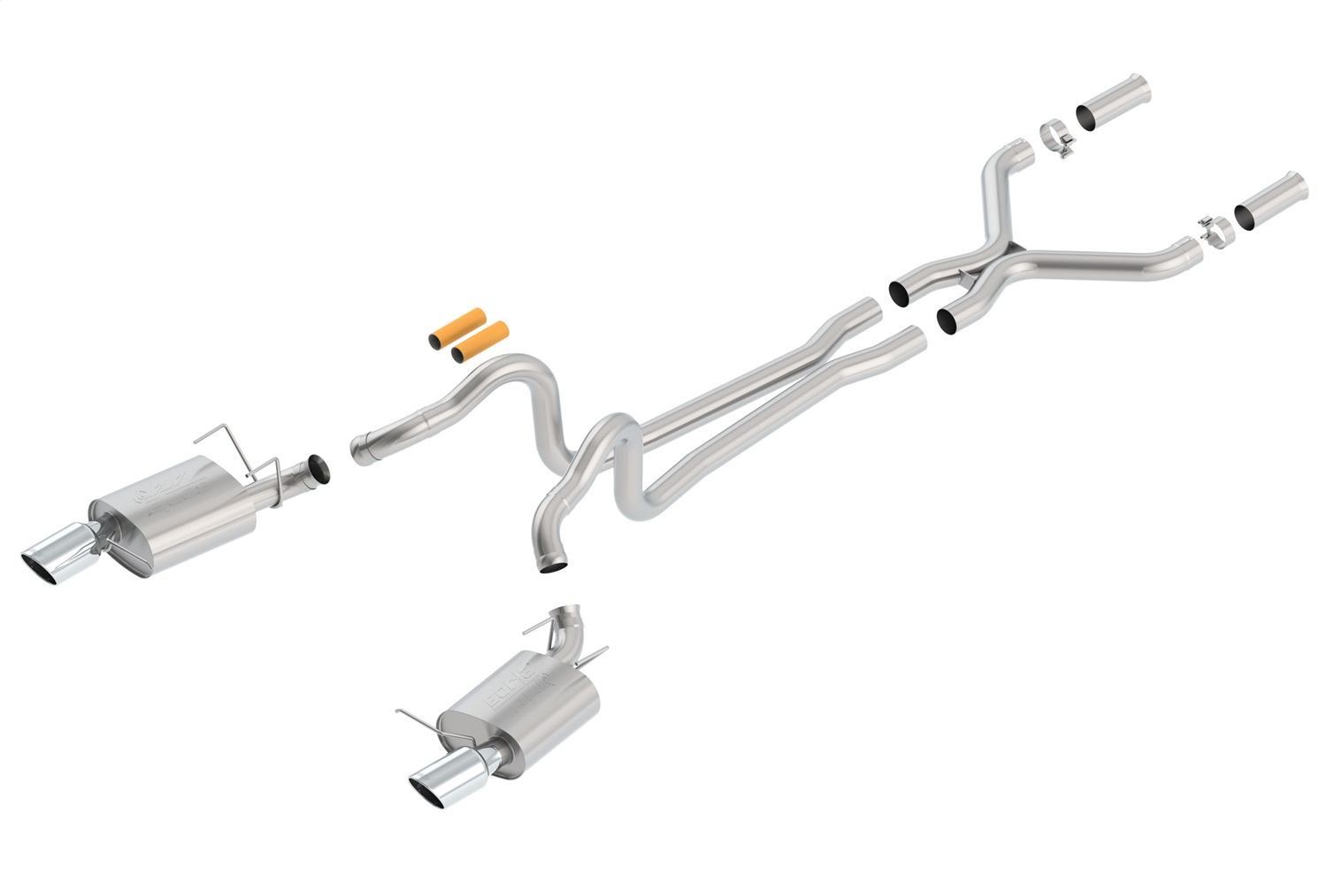 Borla 140516 - ATAK Dual Cat-Back Exhaust System (Split Rear Exit)