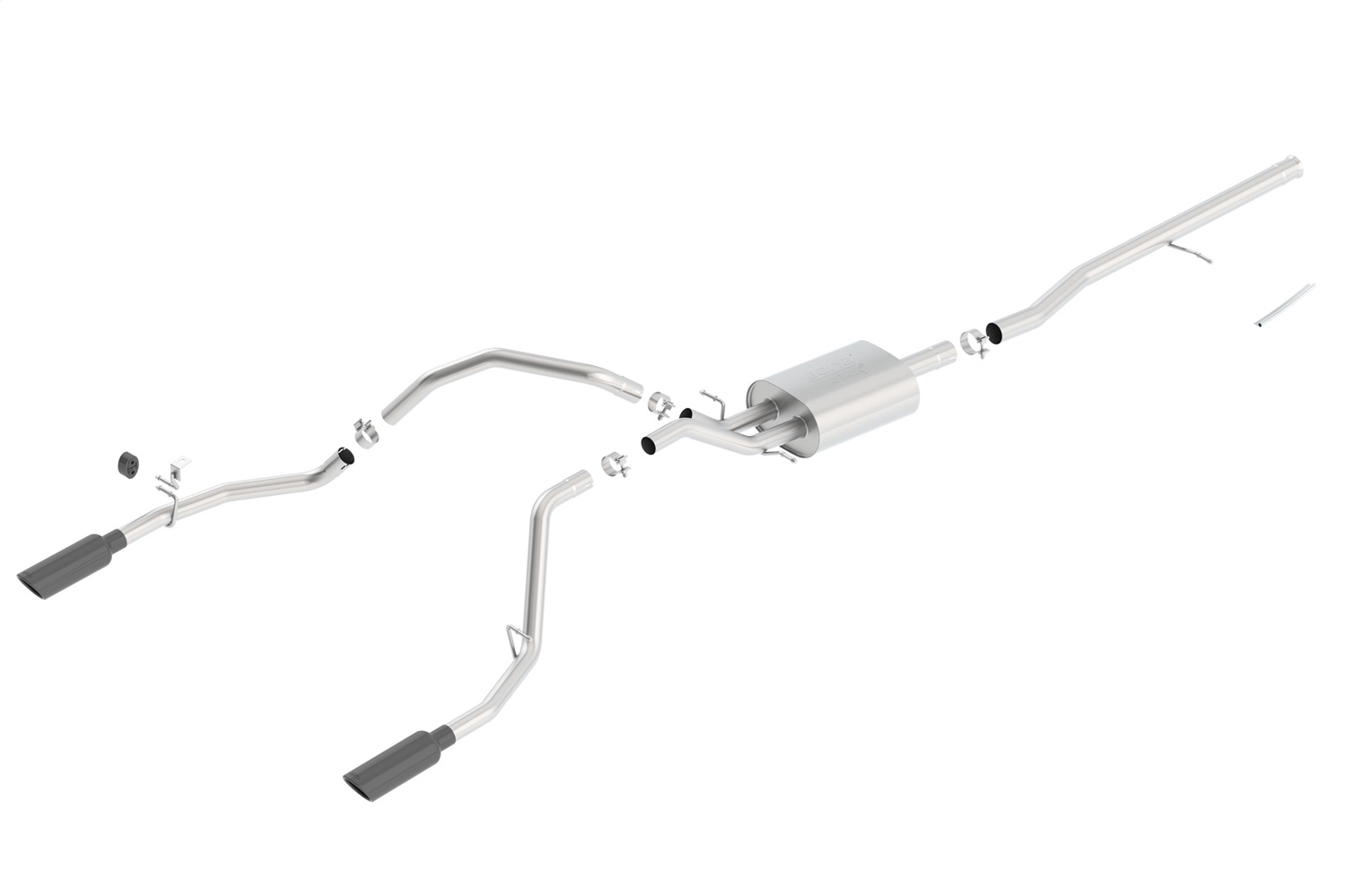 Borla 140537BC - ATAK Stainless Steel Single Cat-Back Exhaust System