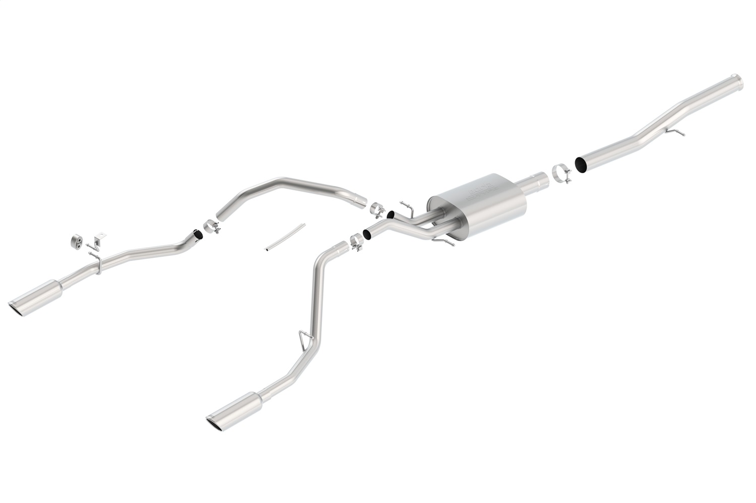 Borla 140571 - S-Type Stainless Steel Single Cat-Back Exhaust System