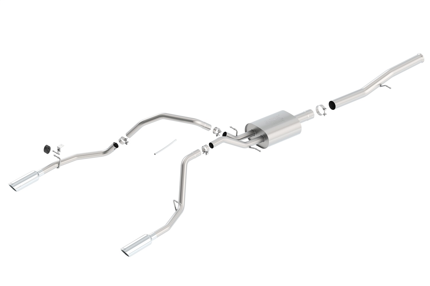 Borla 140572 - ATAK Stainless Steel Single Cat-Back Exhaust System