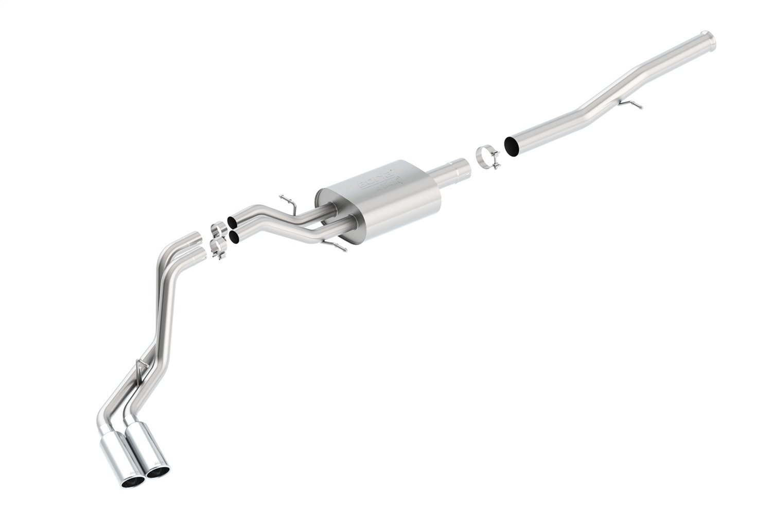 Borla 140577 - ATAK Stainless Steel Single Cat-Back Exhaust System