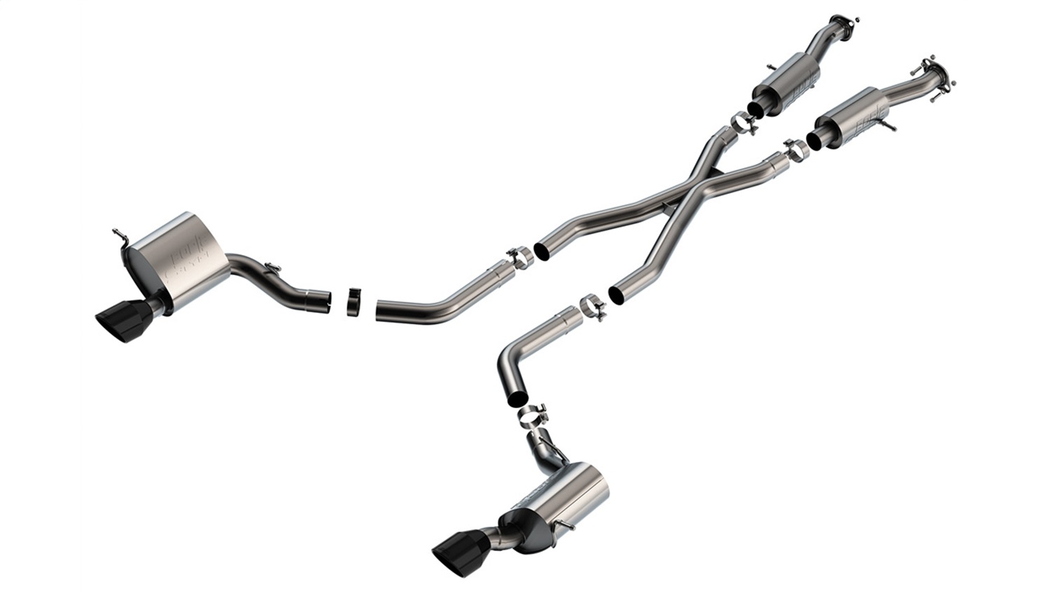 Borla 140632CB S-Type Cat-Back Exhaust System Fits 15-21 Grand Cherokee (WK2)