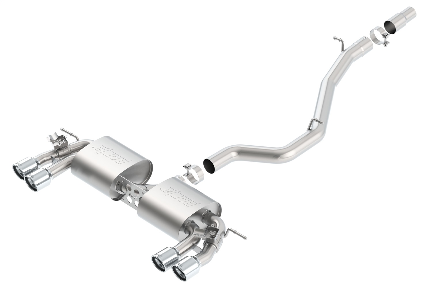 Borla 140643 S-Type Cat-Back Exhaust System Fits 15-17 Golf R