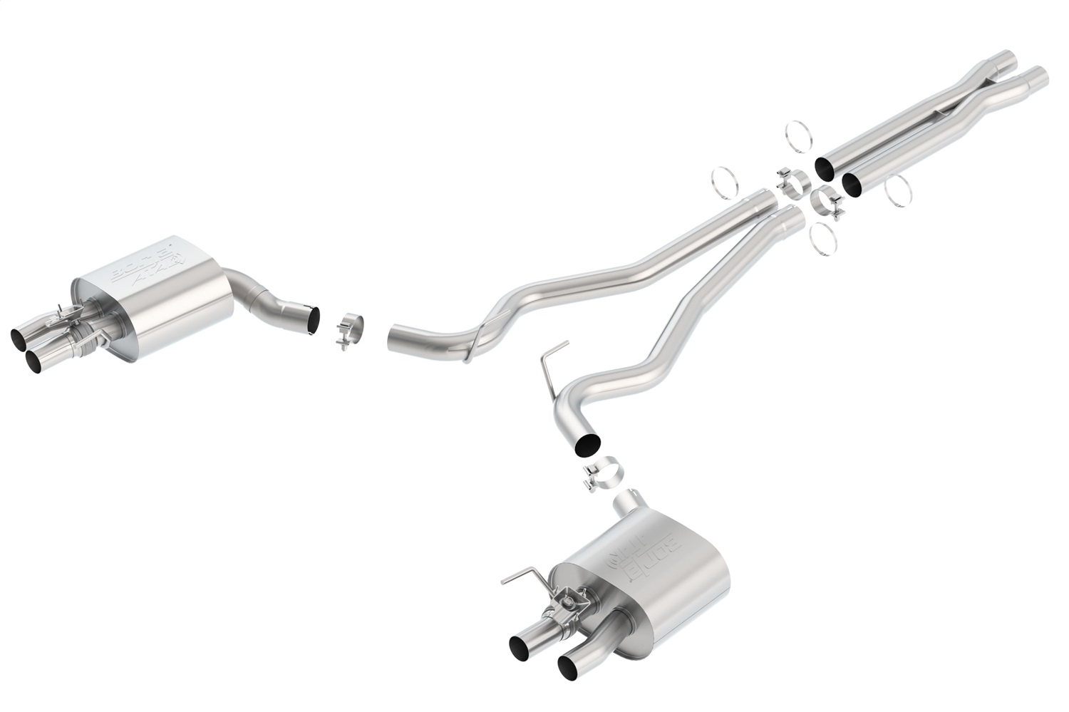 Borla 140684 ATAK Cat-Back Exhaust System Fits 15-20 Mustang